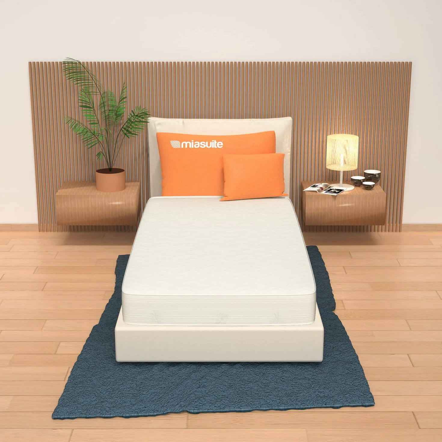Materac wodny 90 x 200 z powłoką Aloe Vera, wysokość 21 cm – odporny na odkształcenia, urządzenie medyczne Model: Plus.