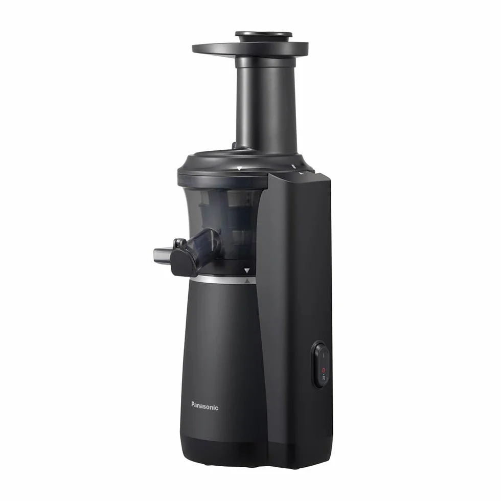 Panasonic MJ-L501 wyciskarka wolnoobrotowa (śruba ze stali nierdzewnej, nakładka do produktów mrożonych, zachowuje wartości odżywcze), czarna