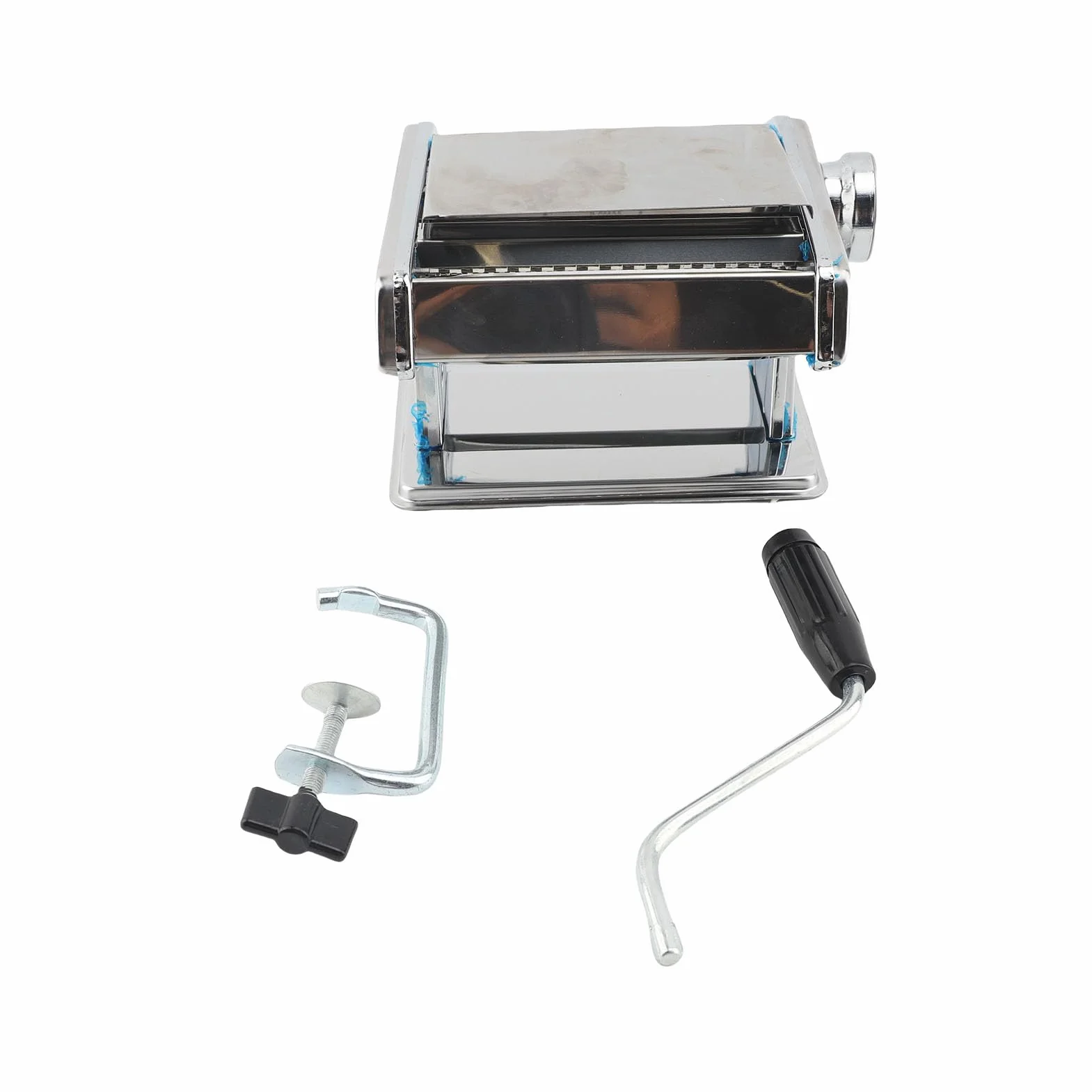 Greensen Noodle Maker Pasta Machine, Manualna Prasa do Makaronu z 9 Regulowanymi Ustawieniami Grubości, Stalowa Manualna Maszyna do Domowej Kuchni