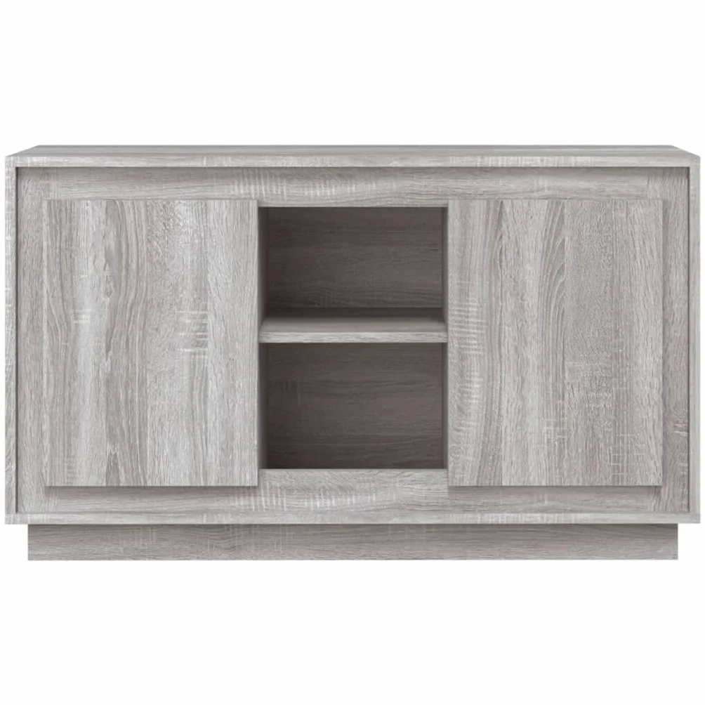 vidaXL Szafka, szary dąb sonoma, 102x35x60 cm, materiał drewnopochodny, szafka, szafeczka, szafka do salonu, szafka boczna, kredens