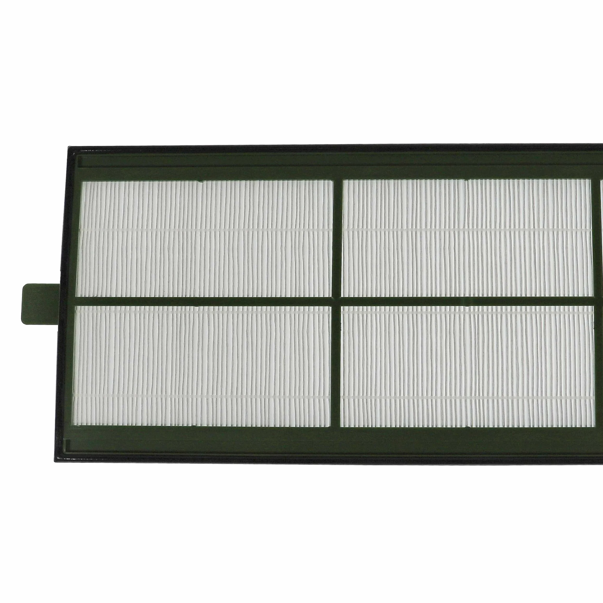 vhbw Zestaw filtrów kompatybilny z urządzeniami wentylacyjnymi Zehnder ComfoAir 350 - filtr powietrza G4 / F7 (zestaw 2-częściowy), 50 x 16 x 1 cm, żółty, zielony, biały