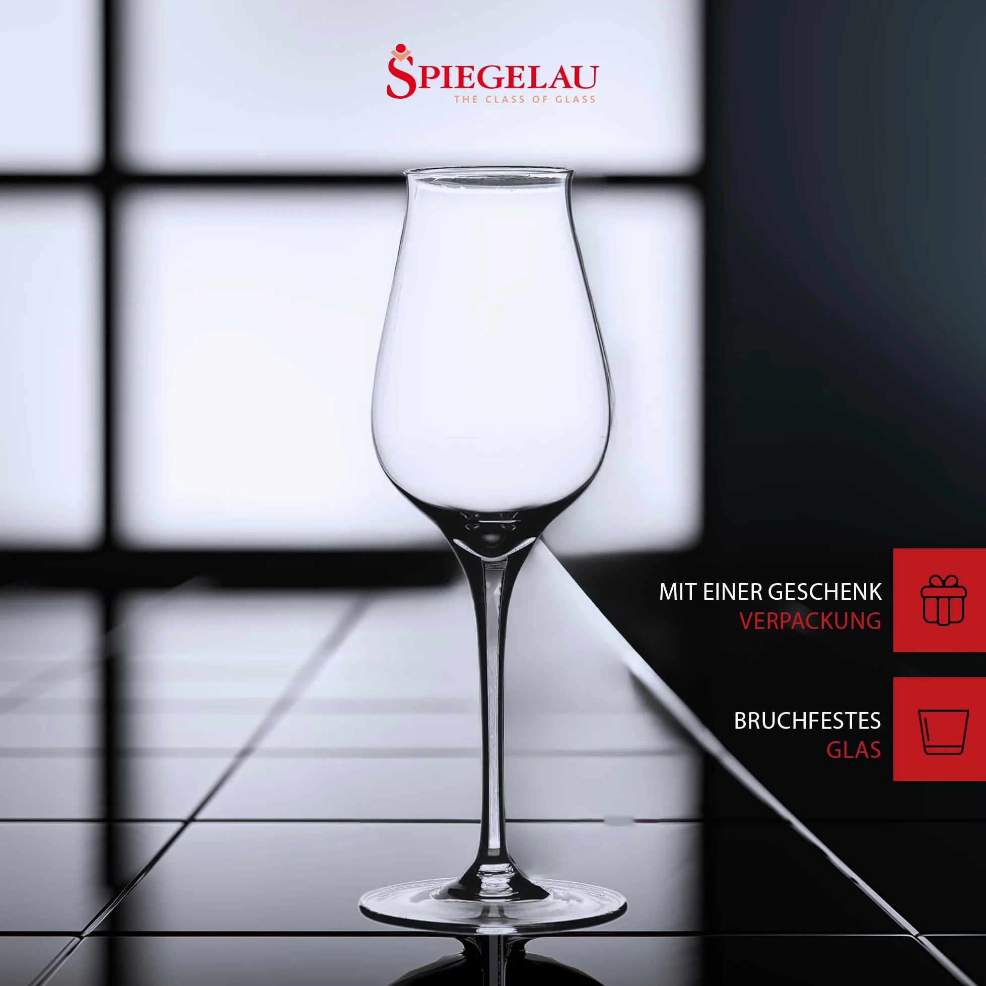 Spiegelau & Nachtmann Authentis, seria kieliszków do wina i karafki, szkło Digestifglas, zestaw 4 szt
