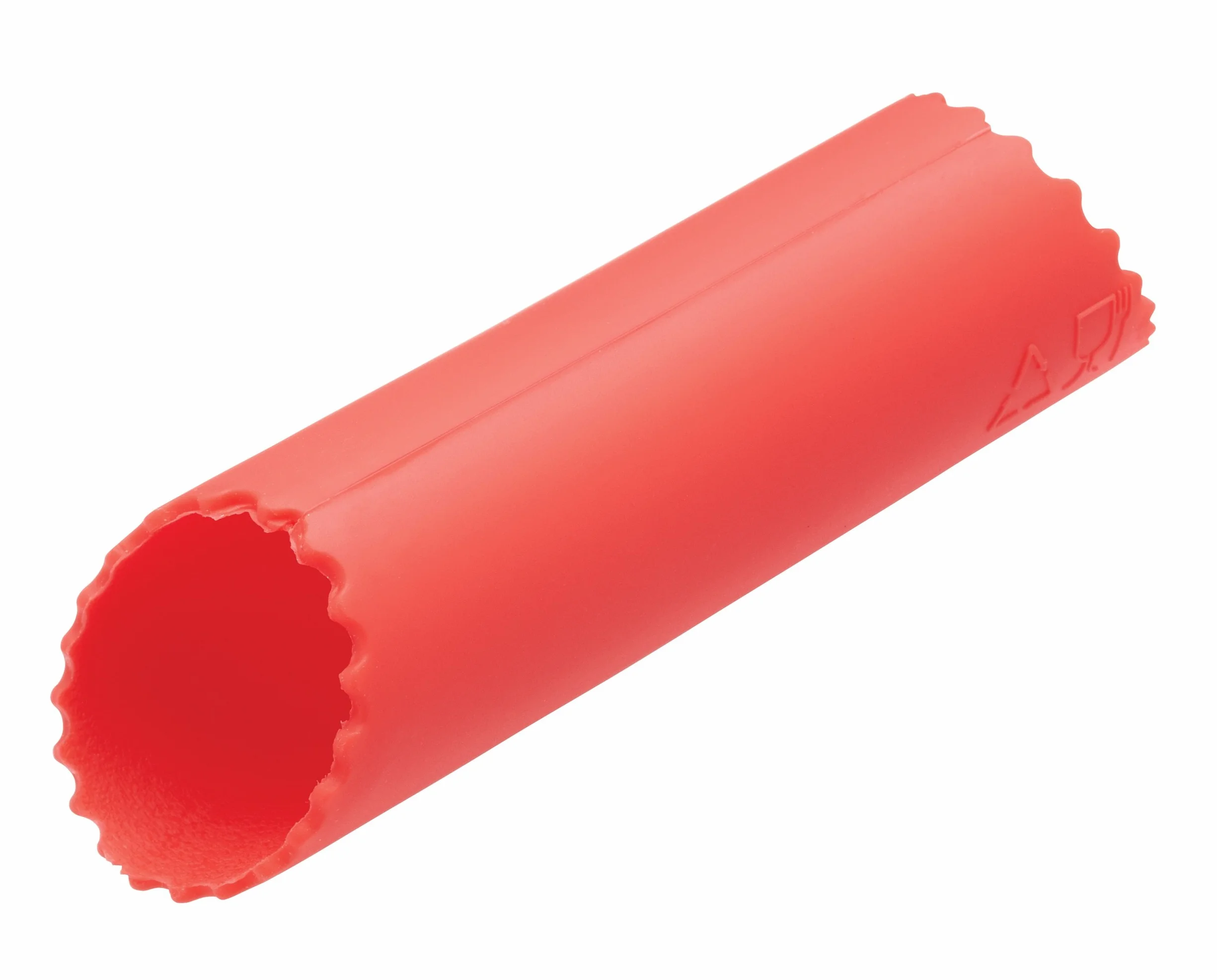 KitchenCraft Obieraczka do Czosnku, Tubka, Silikonowa, 13,5 cm - Kolor Czerwony