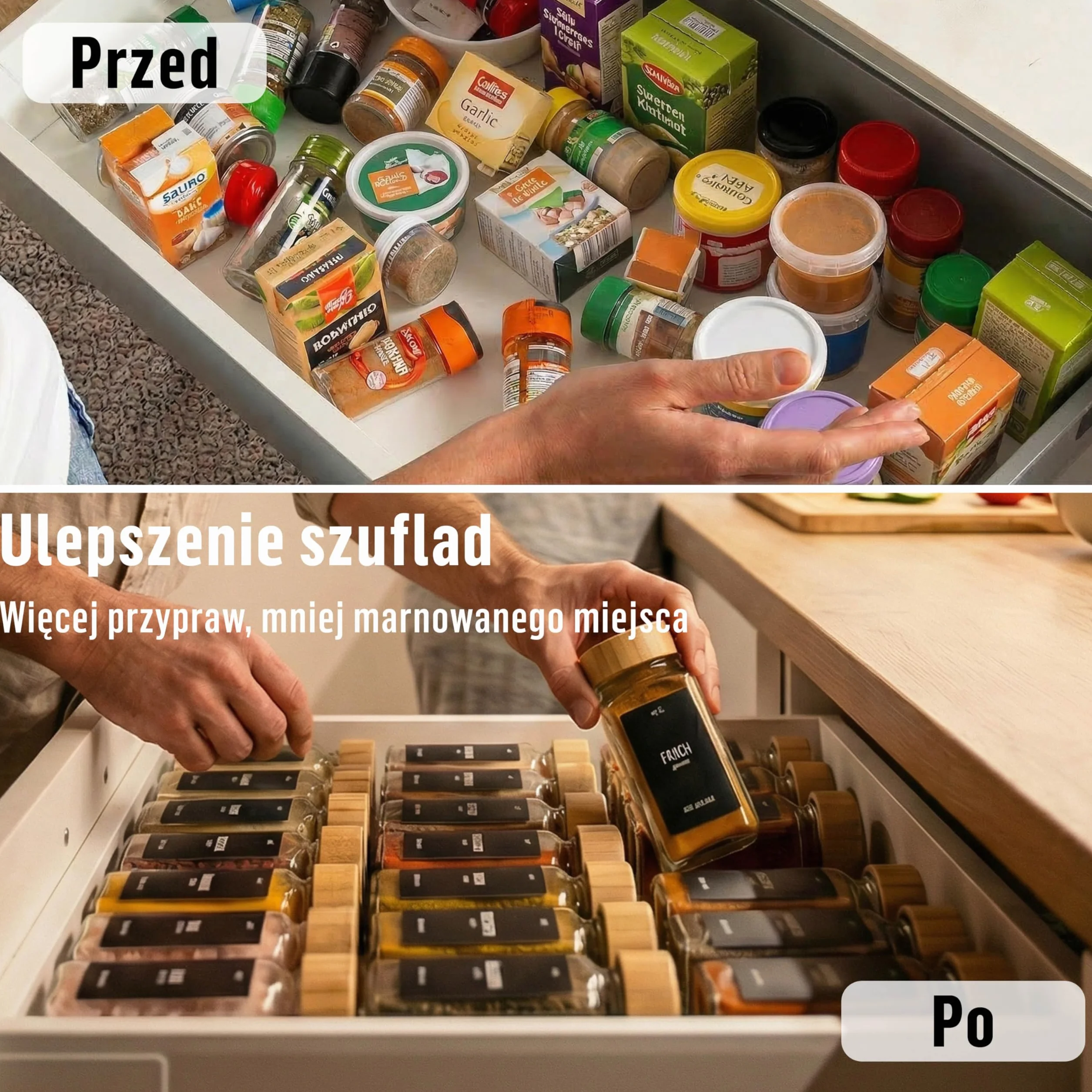 Deco haus® Słoiczki na Przyprawy z Nakrętką - Zestaw 36 sztuk - Różne Nasadki do Wytrząsarek, Lejek, Pędzelek, Etykiety i Kreda - Idealne do Naszych 4 Stojaków na Przyprawy - 120 ml, 10,8 x 4,5 cm
