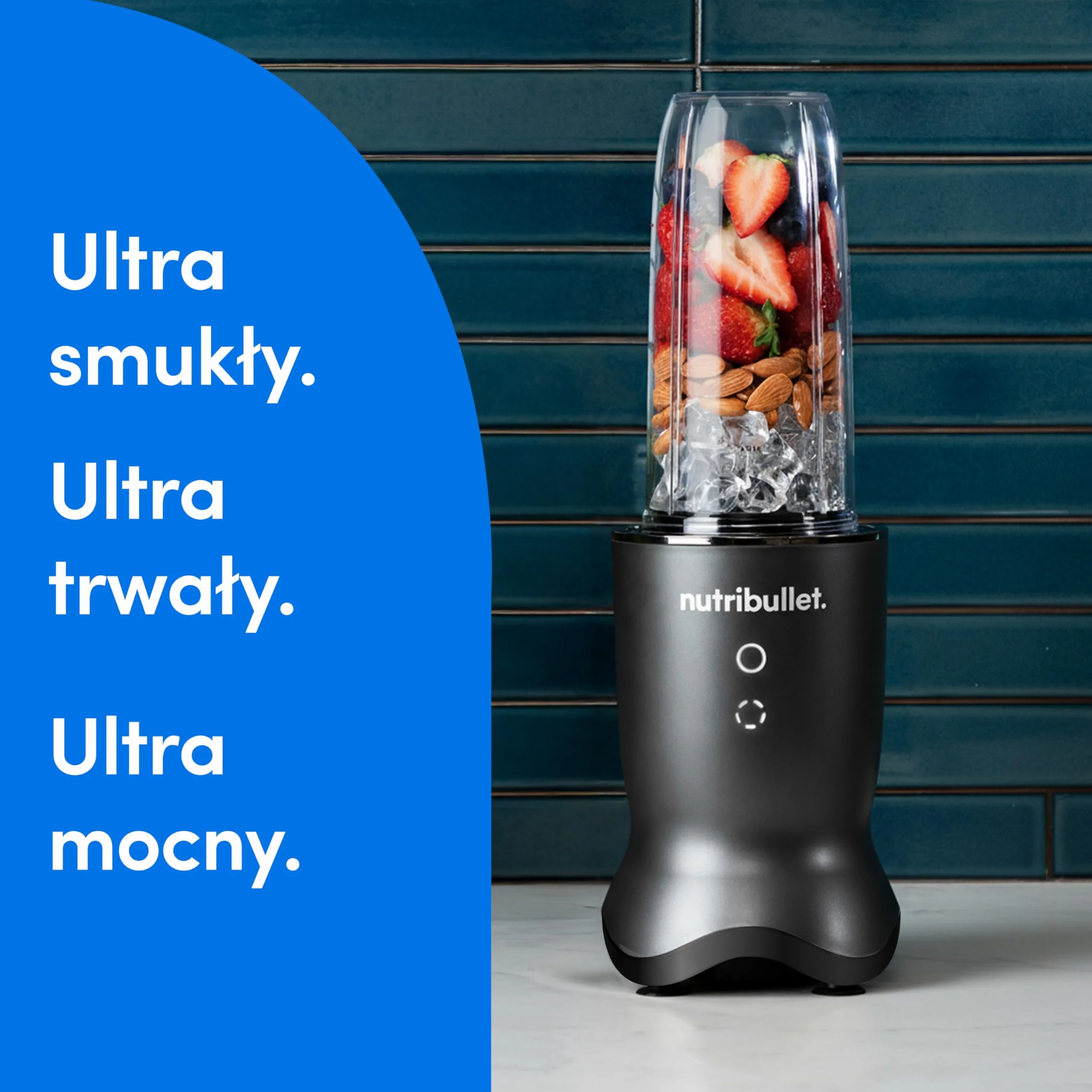 Nutribullet 1000 Blender Elektryczny Wielofunkcyjny 1000 W 900 Ml Tritan Renew