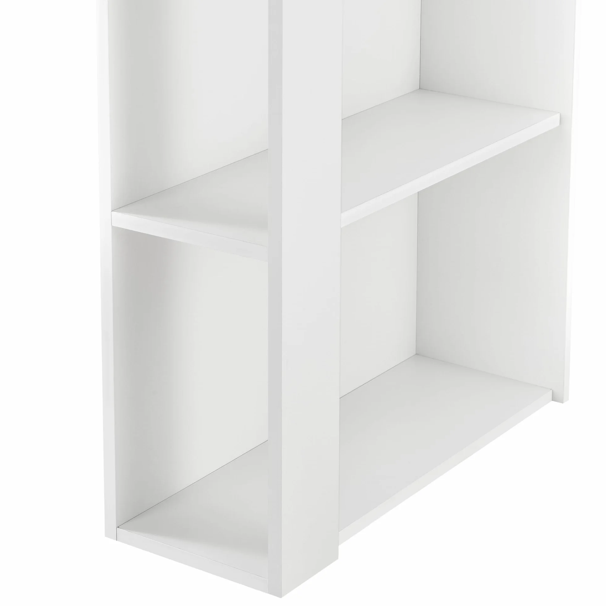 Stolik barowy z wbudowanymi półkami 120 x 60 x 106 cm 3 półki lada kuchenna