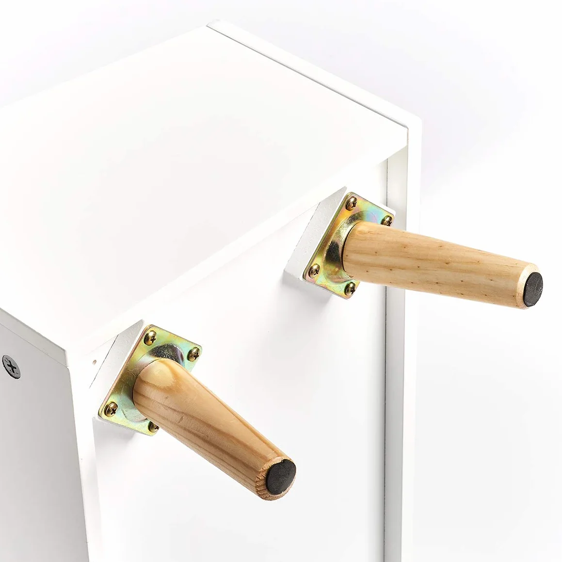 Zeller 13503 Skrzynia do Przechowywania, Drewno, Biały, 58 x 28 x 45 cm