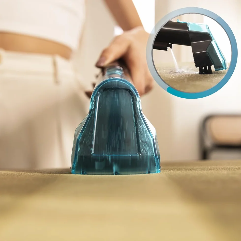 Cecotec Conga 3000 Carpet & Spot Clean Max. 450 W, 13 kPa, kompaktowa konstrukcja, zbiornik na czystą wodę 1000 ml i brudną wodę 550 ml, spray w sprayu