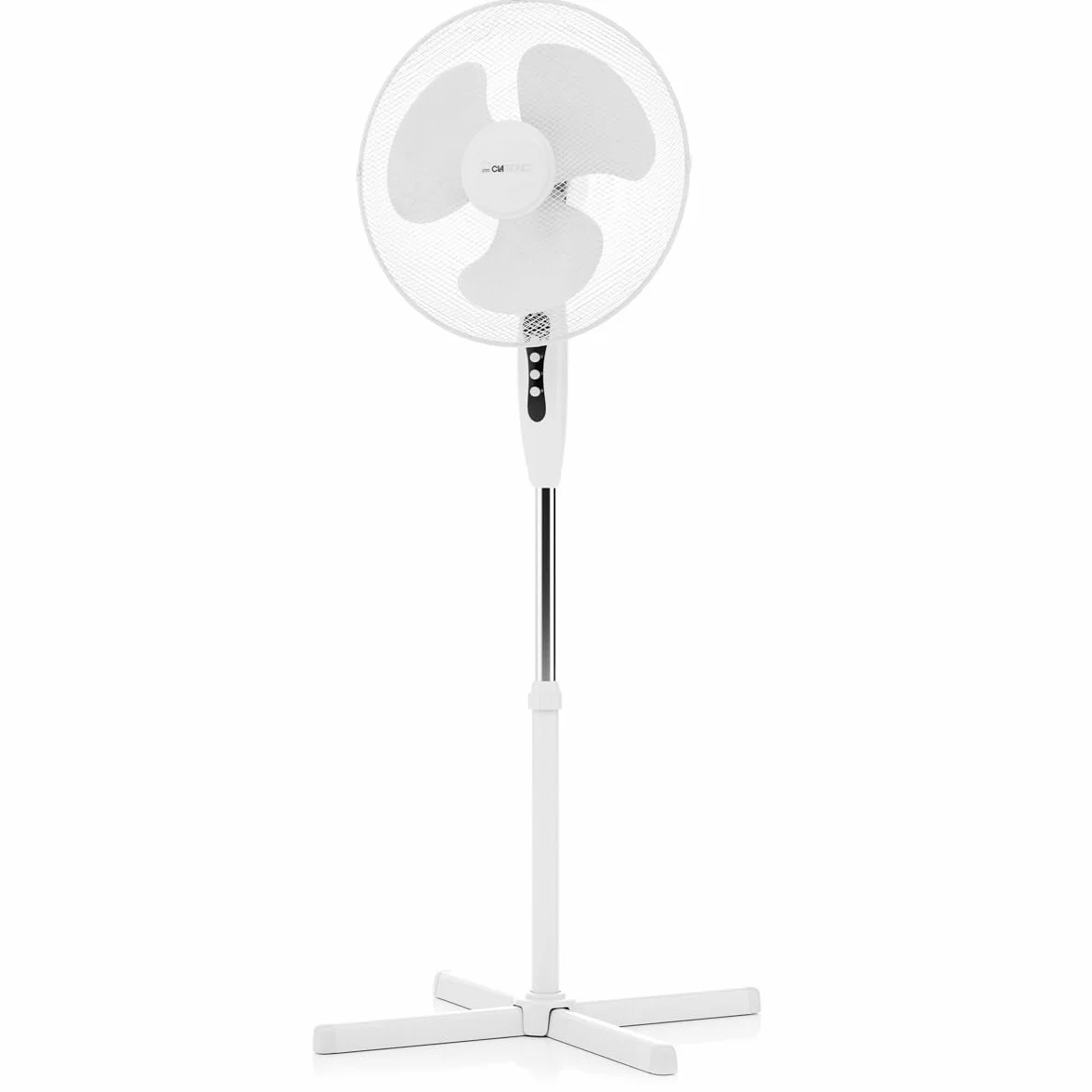 Clatronic VL3603S Wentylator Stojący, ‎45 W, Biały, Średnica 40 cm