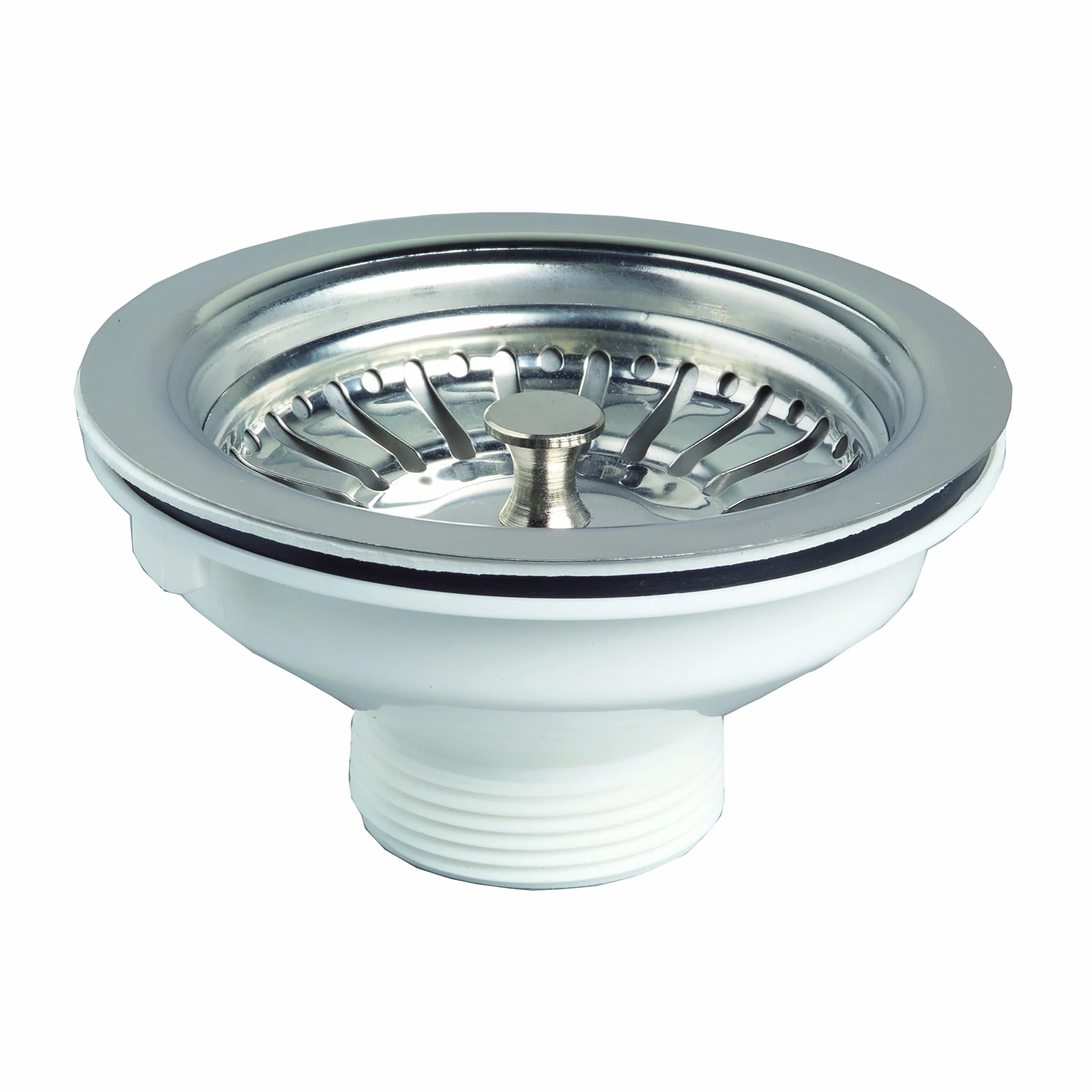 Kuchnia umywalka drenażowa pogłębianie dozowania odpady kosz sitowy Leach Plug stal 90 mm 6/4 "