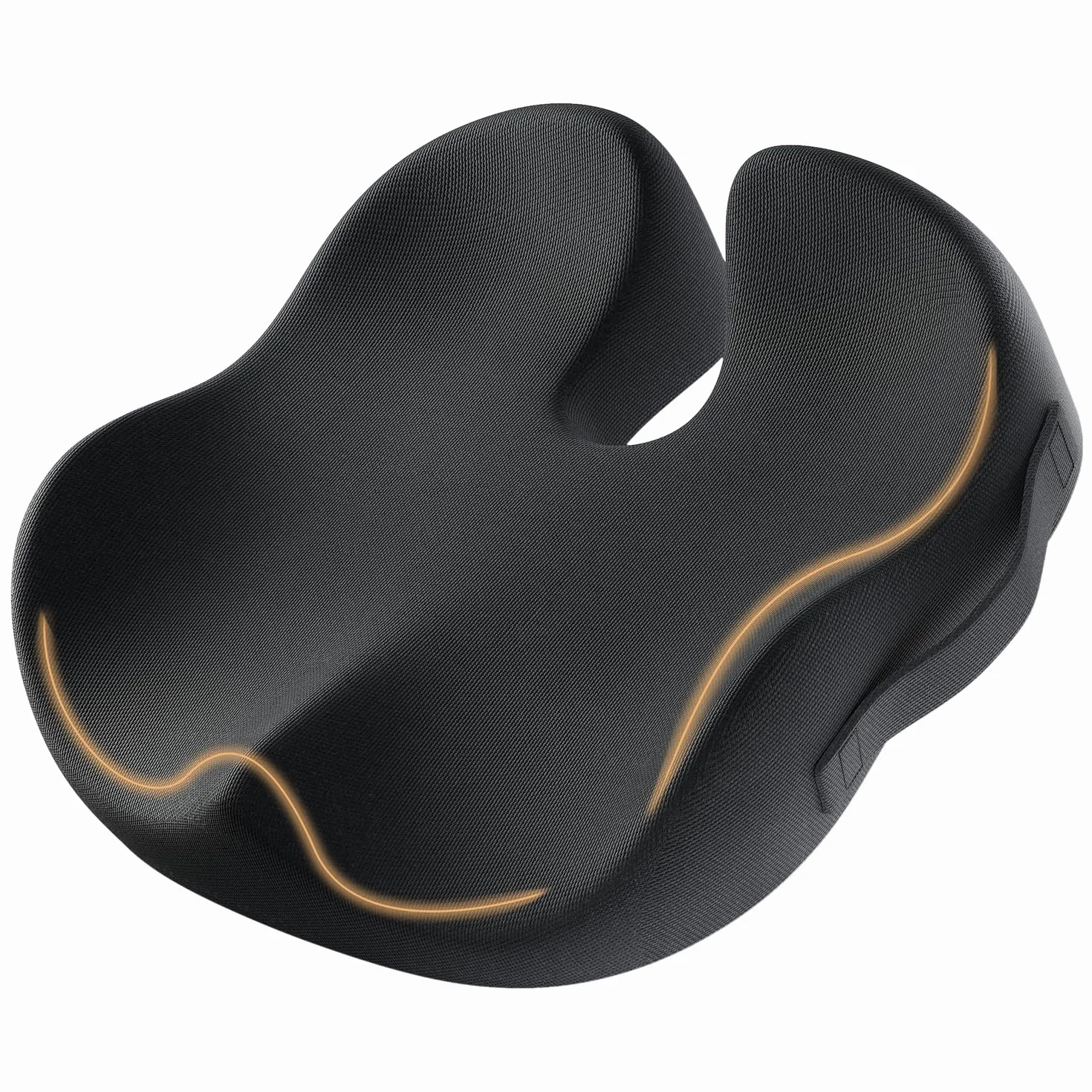 ProtoArc Poduszka na krzesło biurowe, ergonomiczne poduszki na kość ogonową, poduszka na siedzenie z pianki z pamięcią kształtu do samochodu, domu, poduszka do rozkładu nacisku dla wsparcia kości