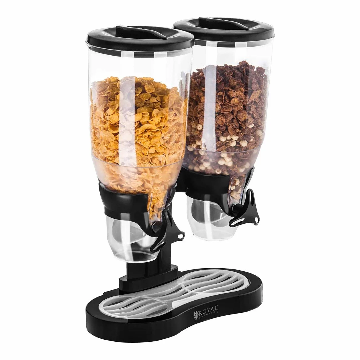 Royal Catering RCCS-6L/2 dozownik musli 2 x 3 l dozownik płatków kukurydzianych dozownik musli