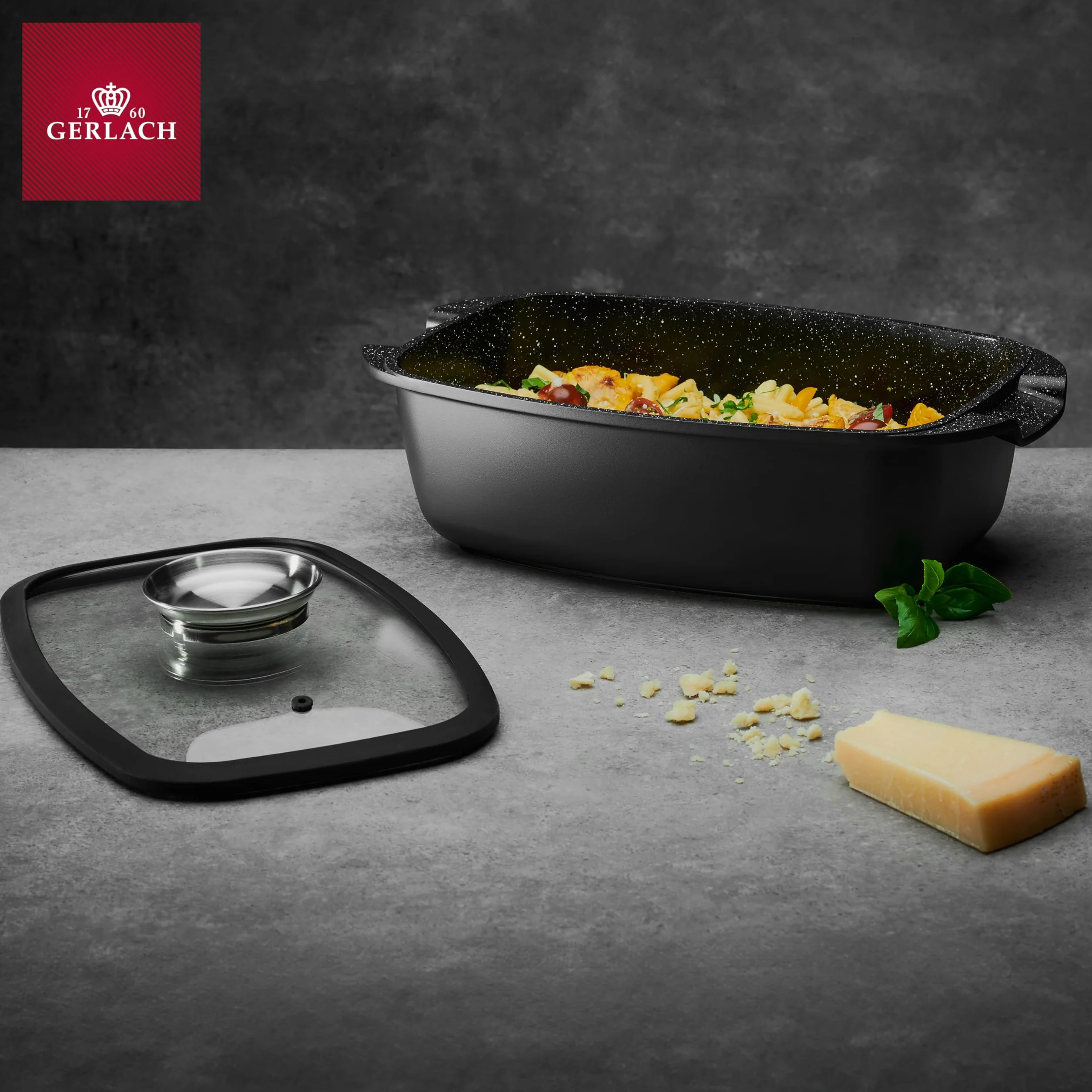 Gerlach Granitex Brytfanna Indukcyjna Do Pieczenia Granitex