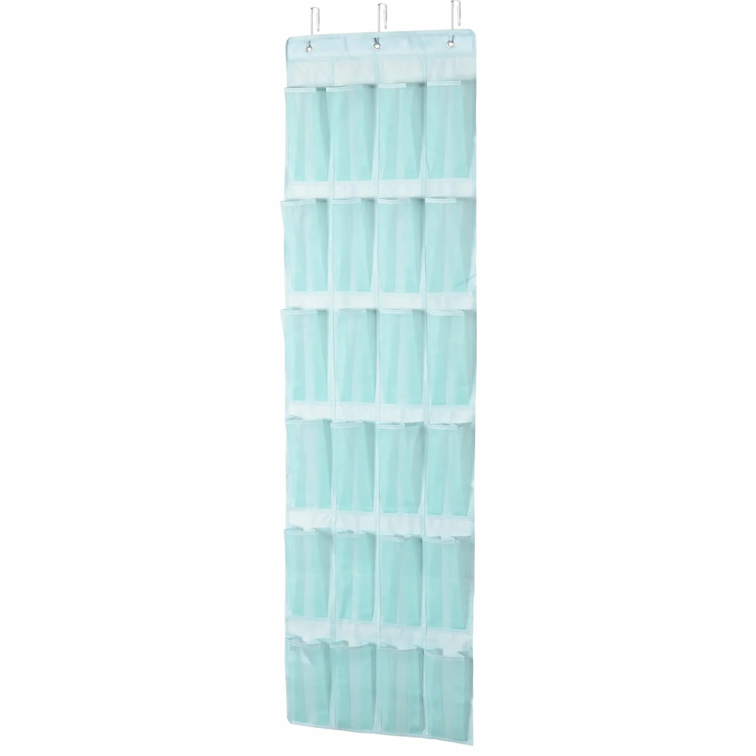 Amazon Basics Organizer na drzwi 24 kieszenie 47 x 6,3 x 165 cm jadeitowo zielony