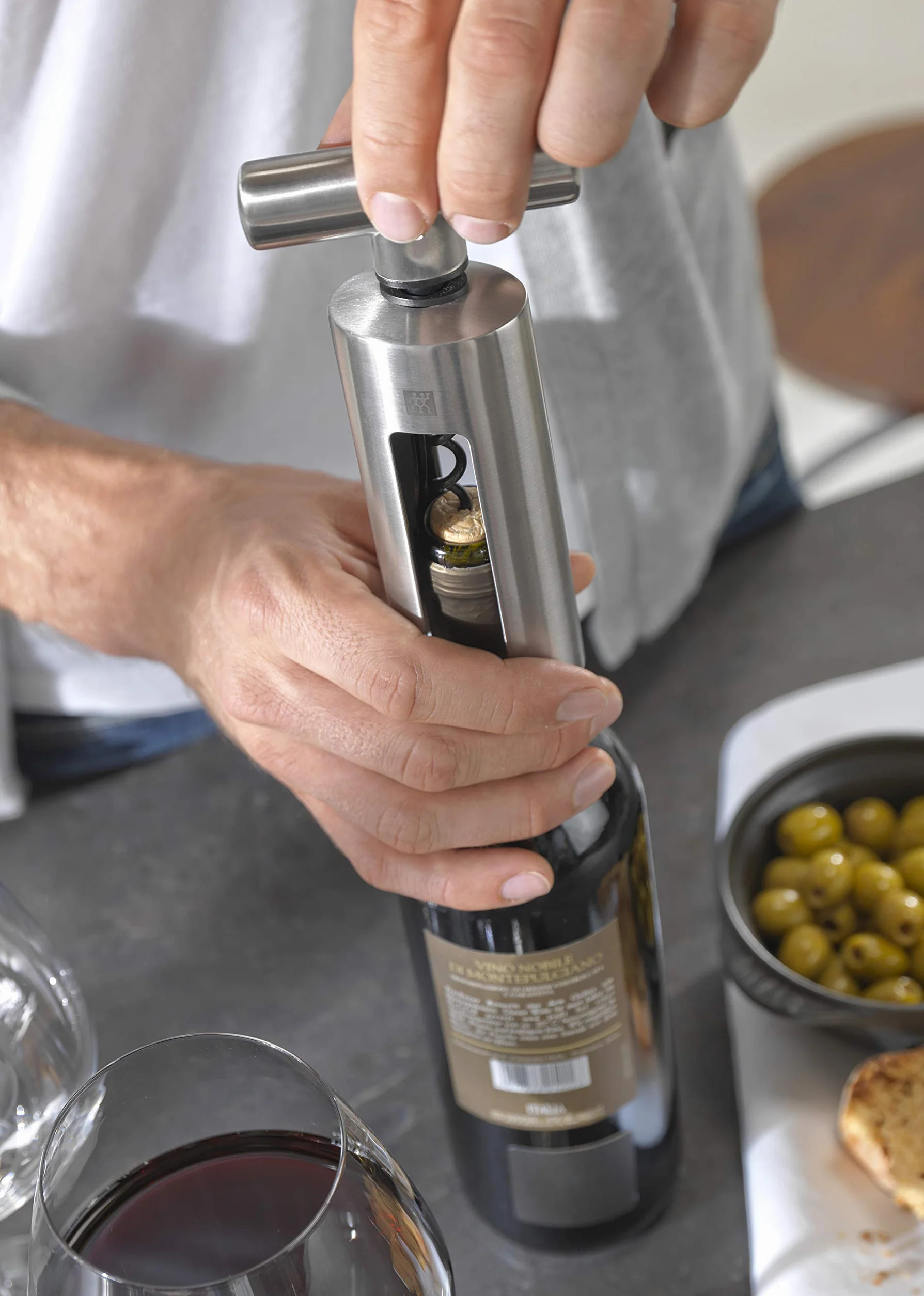 Zwilling Sommelier, 39500-048-0 stal nierdzewna, srebrny, 2-częściowy zestaw, 10