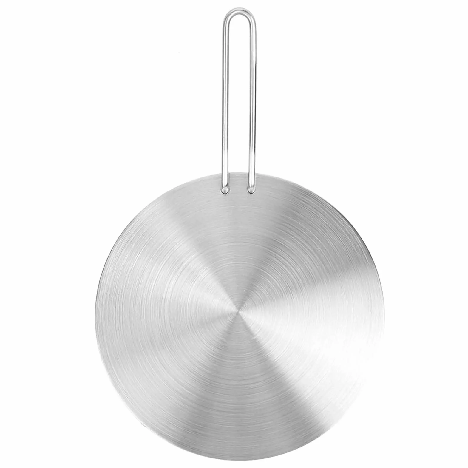 Simmer Ring Płyta Dyfuzyjna ze Stali Nierdzewnej, 24cm, z Uchwytem, Adapter do Kuchenki Indukcyjnej, Gazowej i Elektrycznej