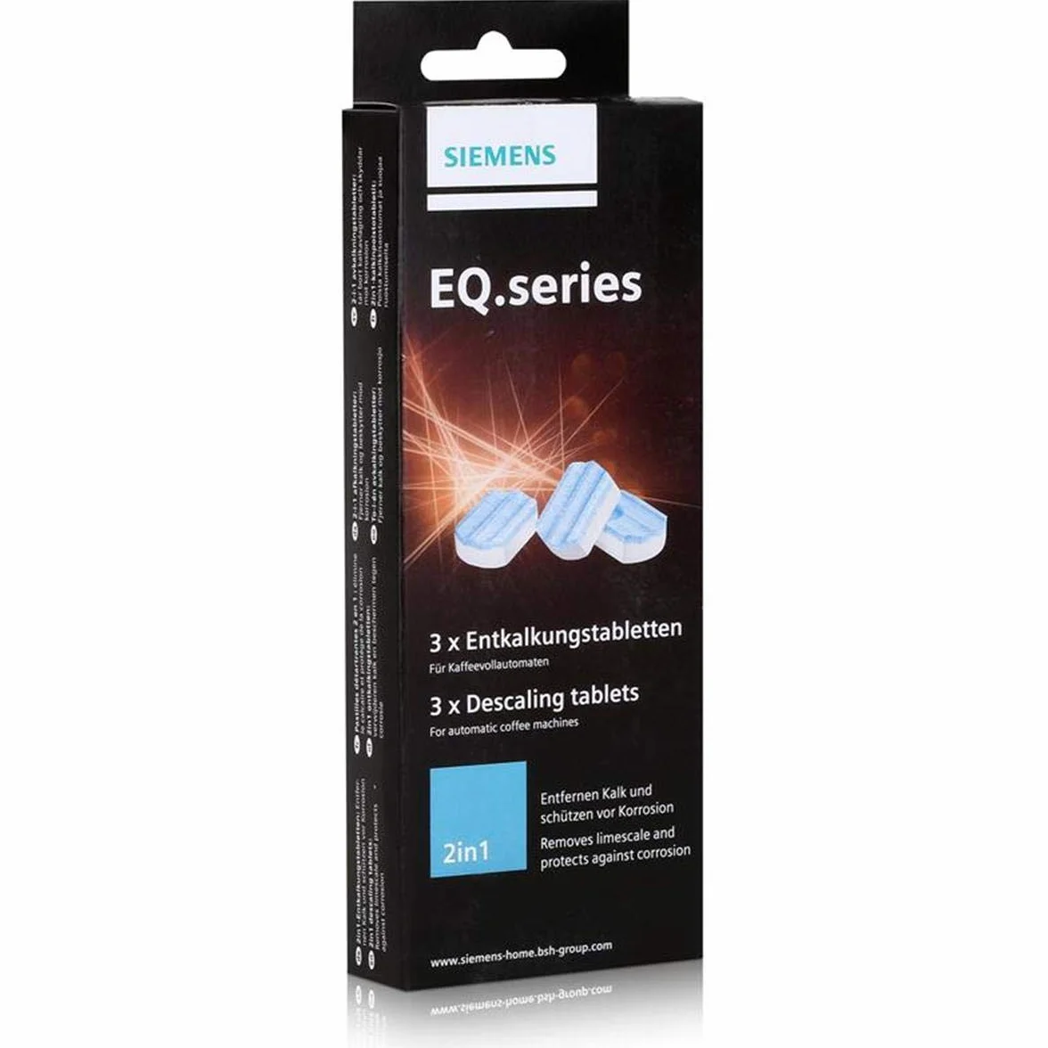 5-pak tabletek odkamieniających 2 w 1 do ekspresów do kawy / Siemens EQ.series TZ80002