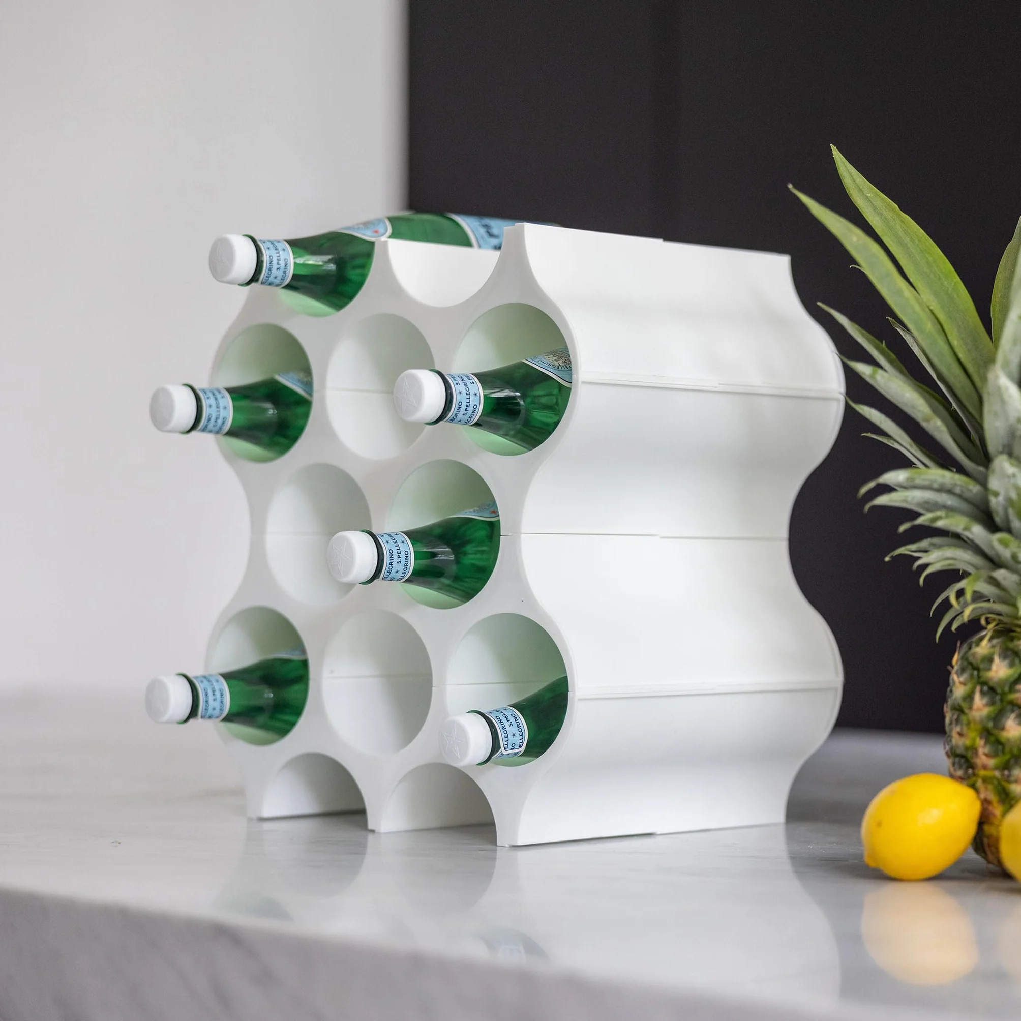 koziol Stojak na butelki/stojak na wino, jeden zestaw 4 sztuk, modułowy