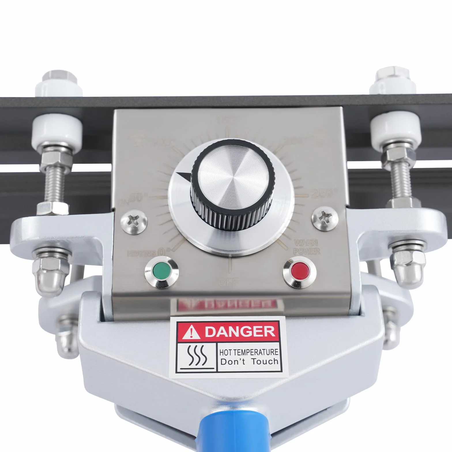Handheld zgrzewarka na gorąco, 300 mm, 500 W, 0-300°C, z kablem sieciowym o długości 1,8 m, zgrzewarka do grubych worków, torebek z mylaru, folii aluminiowej, papieru typu kraft (niebieska)