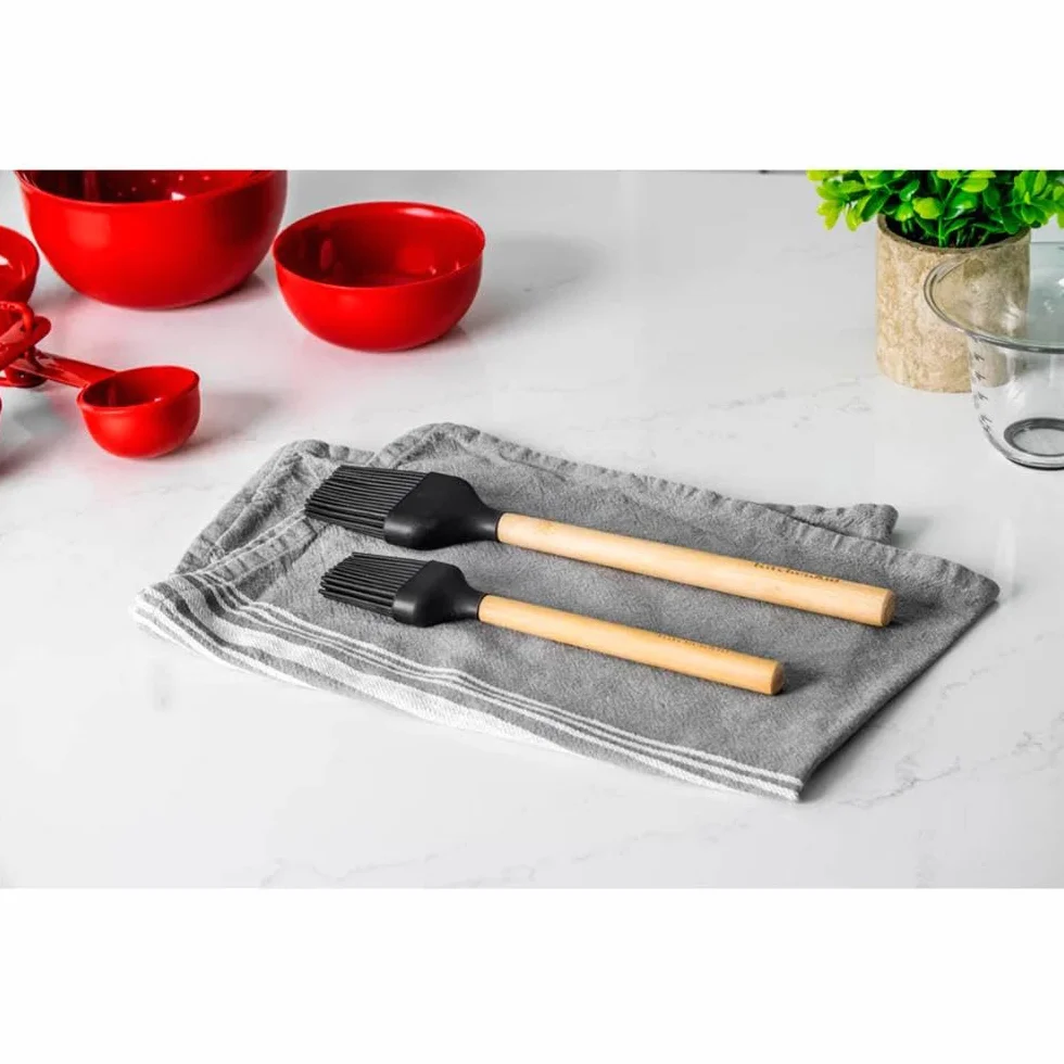 KitchenAid KQG642OHOBE Szczotka do fastrygowania z odporną na wysoką temperaturę i elastyczną silikonową głowicą