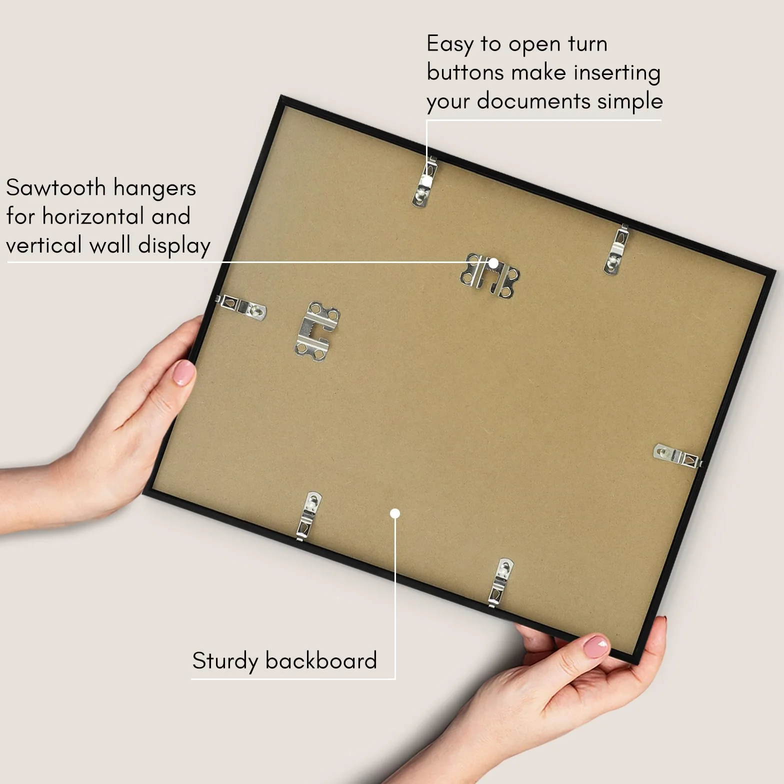 Americanflat Ramki na dyplomy 11 x 14 w kolorze czarnym – zestaw 2 – wyświetlają dyplomy 8,5 x 11 z matą lub użyj jako ramki 11 x 14 bez maty, ramki na dokumenty z odpornym na pękanie szkłem i