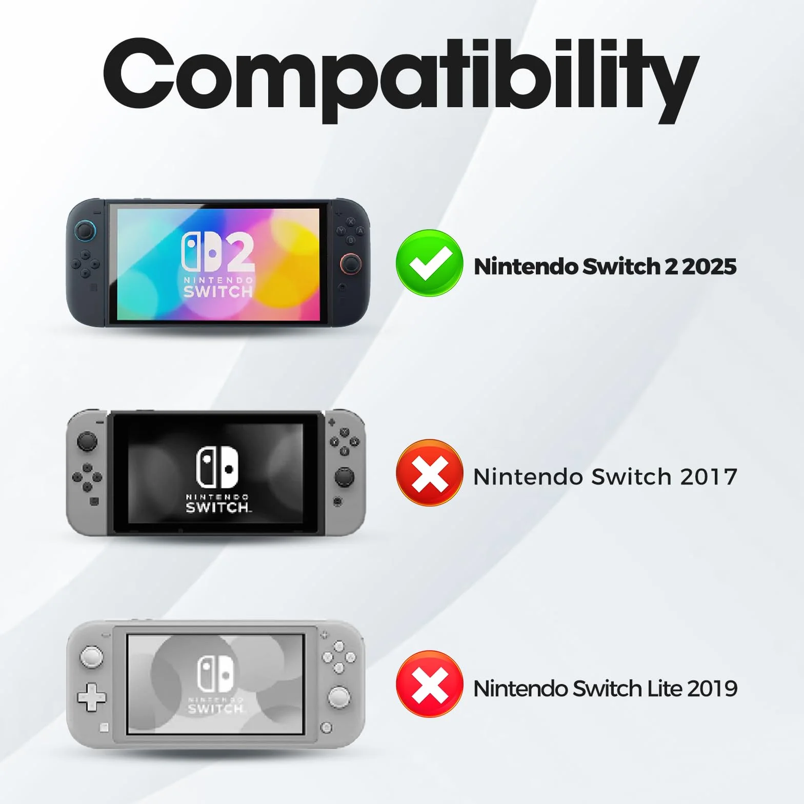 ProCase Futerał filcowy do Nintendo Switch 2 2025, przenośna torba podróżna Slim z 5 uchwytami na kasetę, kolor czarny