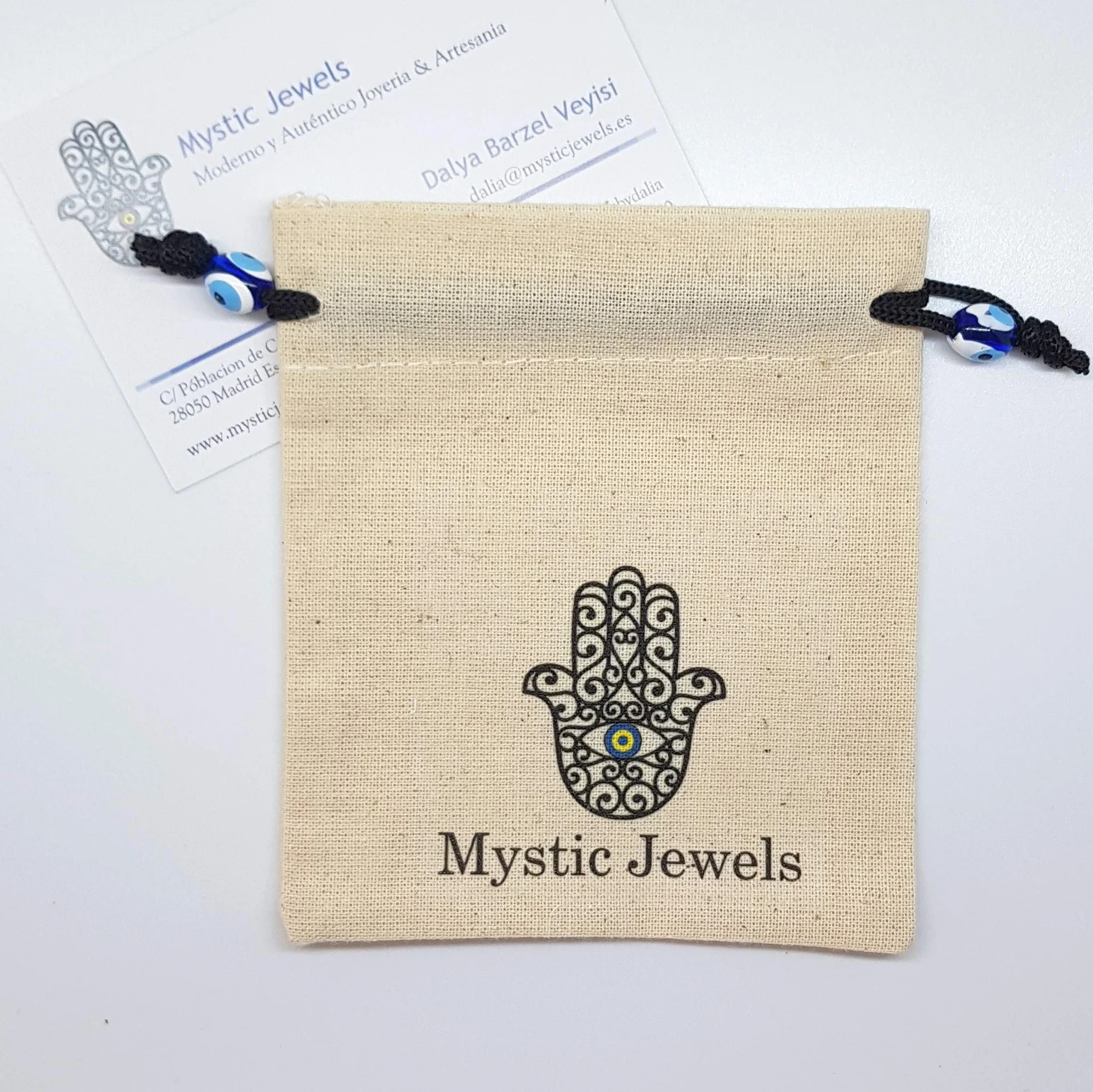 MYSTIC JEWELS by Dalia – Mesusa z łańcuchem linowym, srebro wysokiej próby 925