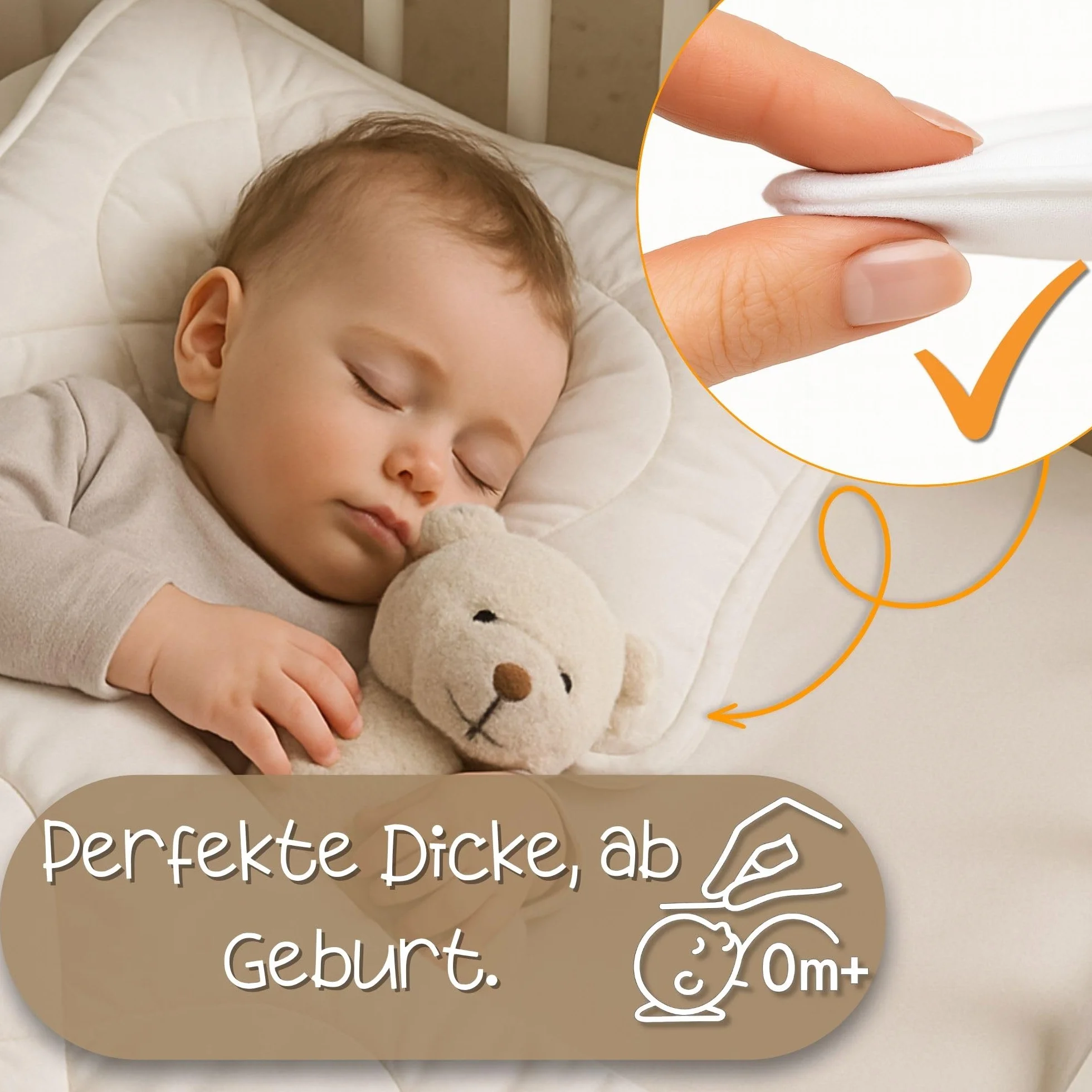 Totsy Baby Kołdra i poduszka dziecięca 100 x 135 cm, komplet pościeli dziecięcej z poszewką na kołdrę z mikrofibry i poduszką 40 x 60 cm, idealna do łóżeczka dziecięcego Miękka i oddychająca