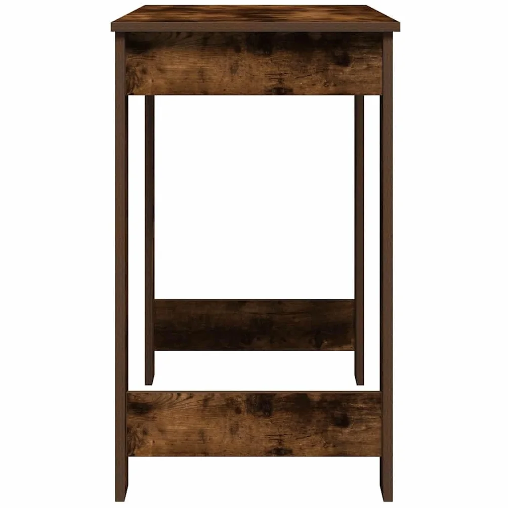 Biurko, dąb wędzony, 100 x 45 x 75 cm, materiał drewnopochodny, stół roboczy z dużym blatem do komputera i przyborów do pisania, stół biurowy z dużą ilością miejsca do przechowywania