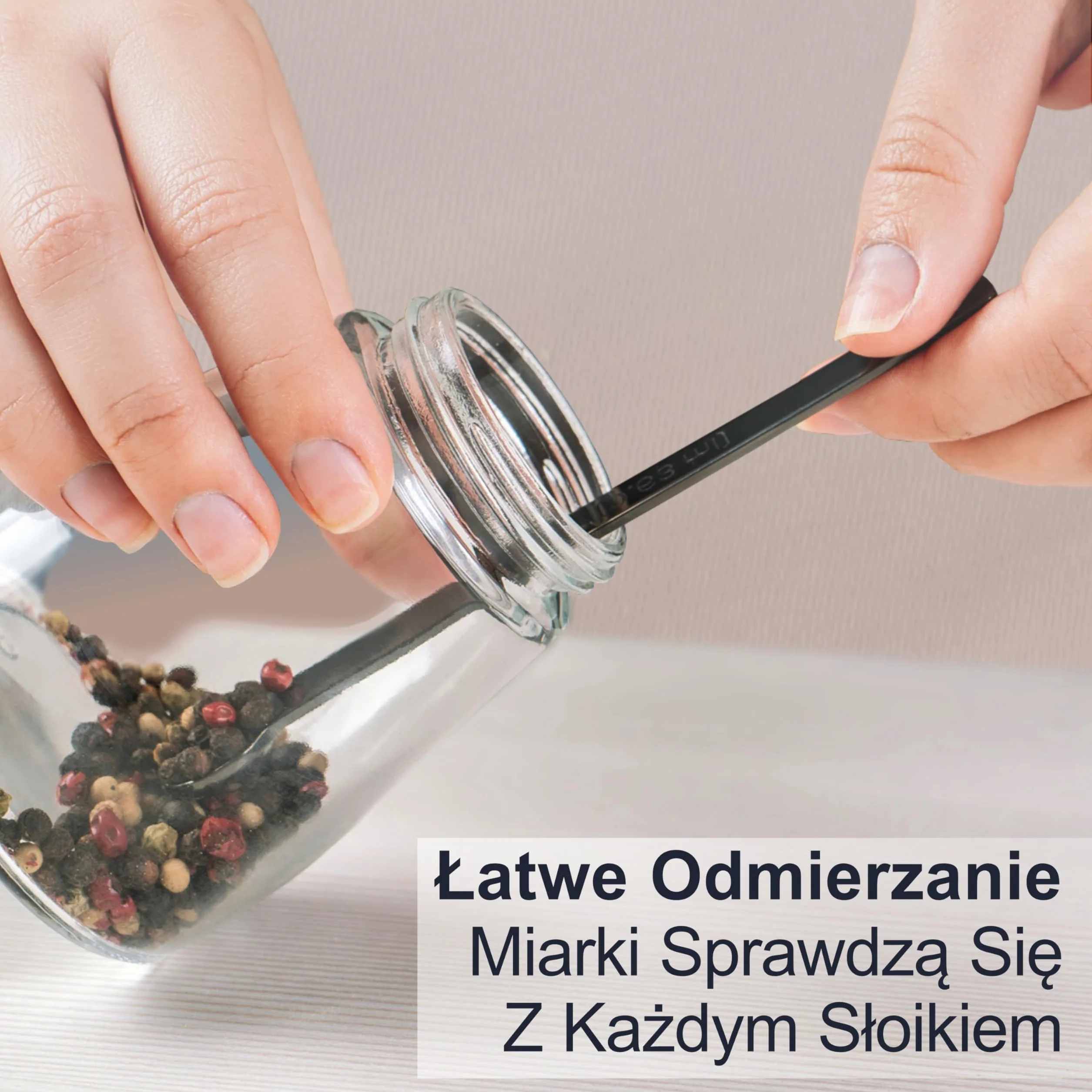Deiss PRO Wytrzymałe Łyżki Miarowe ze Stali Nierdzewnej do Gotowania, Przypraw, Składników Suszonych i Płynnych, Mieszczący się w Słoiczku do Przypraw - Zestaw 7 Łyżek do Odmierzania z Regulacją