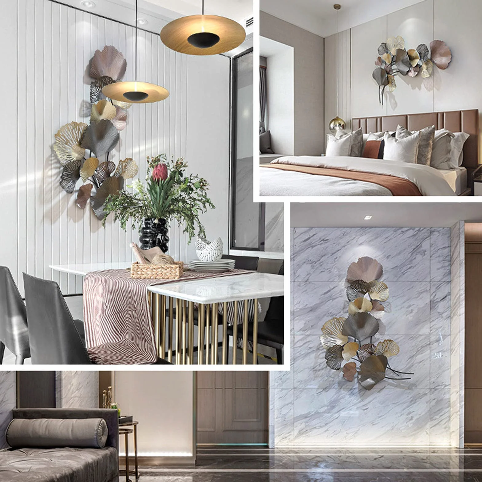 Dekoracja ścienna,Metalowy liść moreli Outdoor Wall Art Wiszące dekoracje Tematyczne dekoracje domu do ogrodu Salon Sypialnia