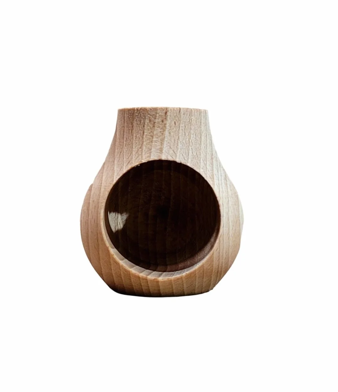 Wooden World Dziadek do orzechów w kształcie grzybka (Bordowy)