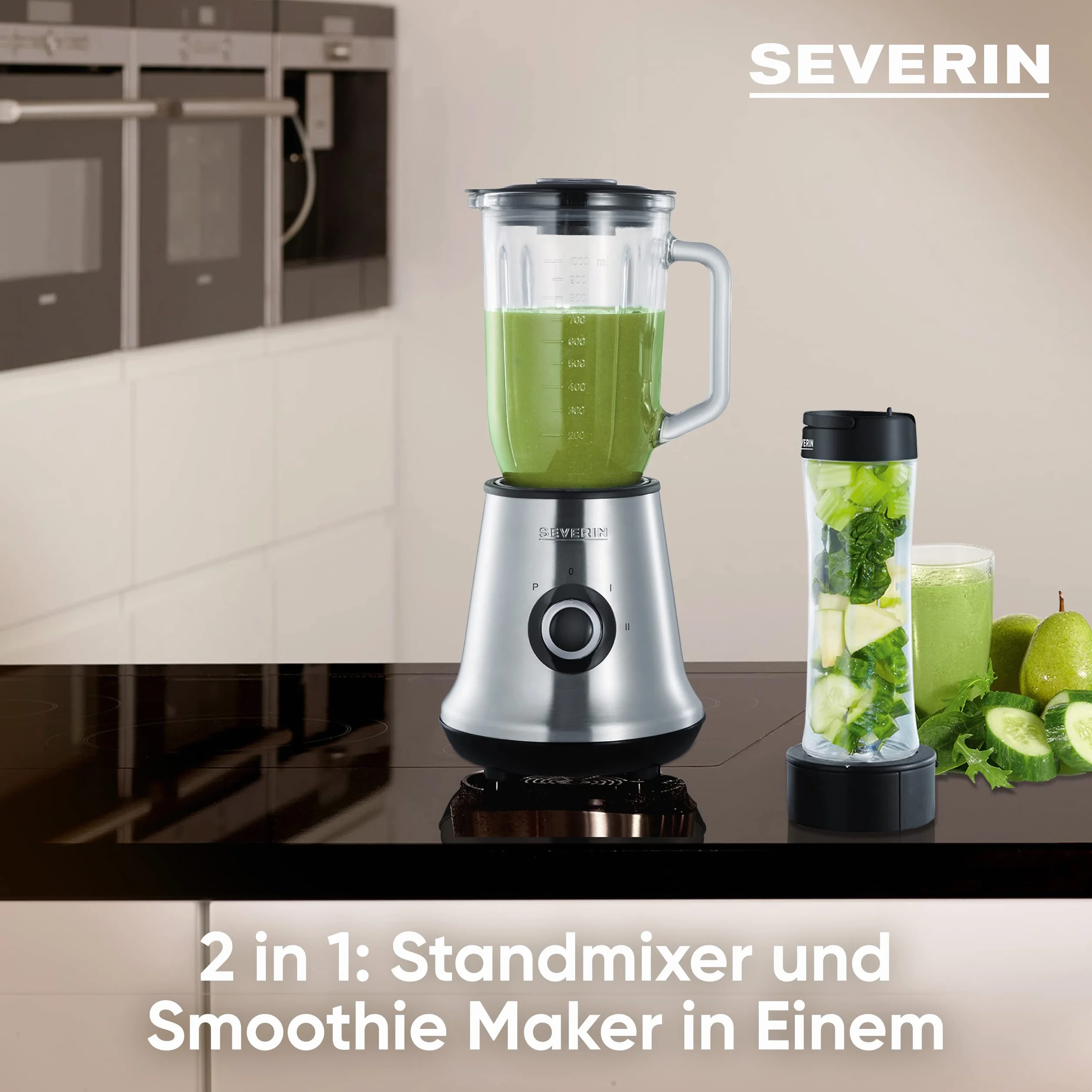 Severin Sm 3737 Mikser Kielichowy + Smoothie Mix & Go