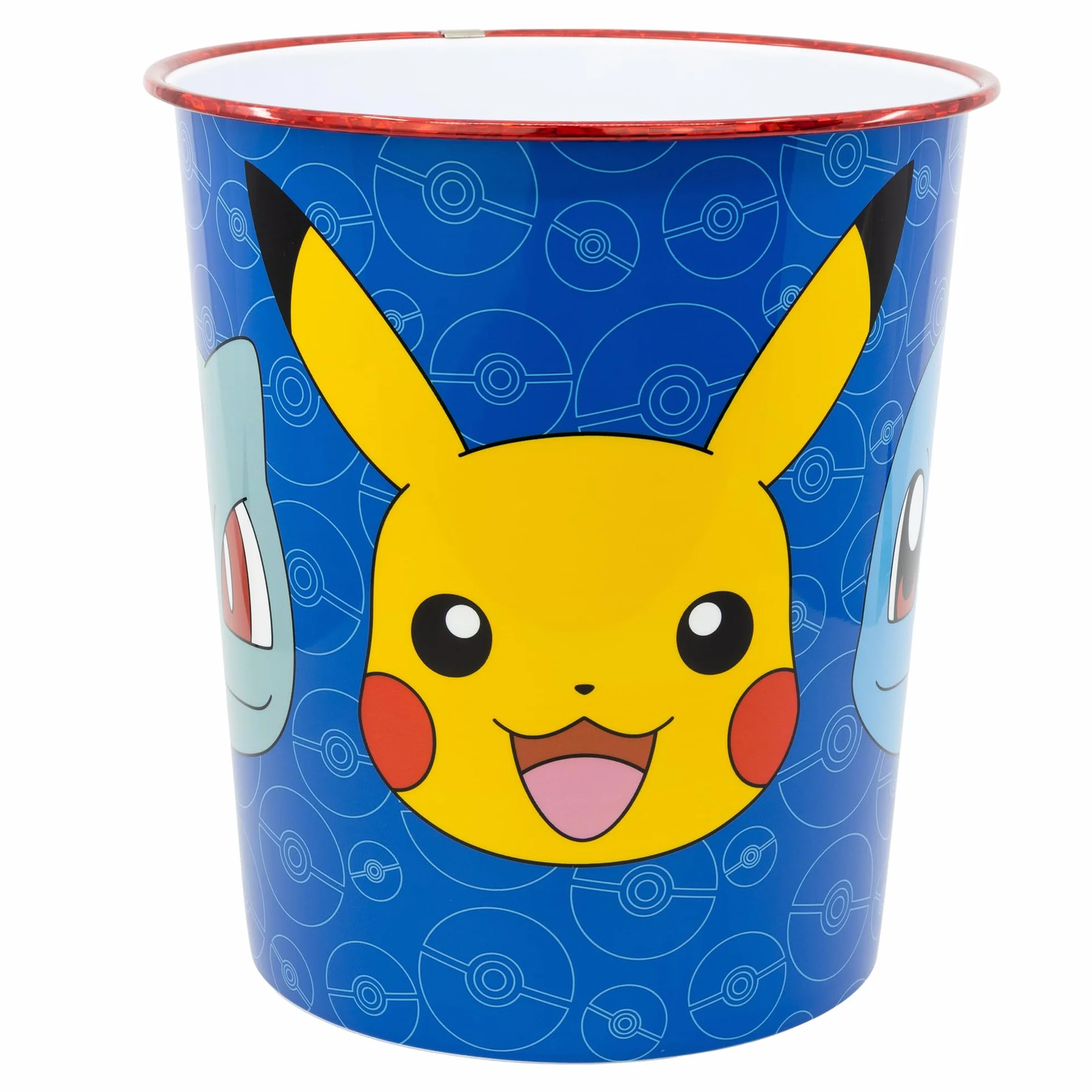 Stor kosz na śmieci z tworzywa sztucznego Pokemon, wielokolorowy