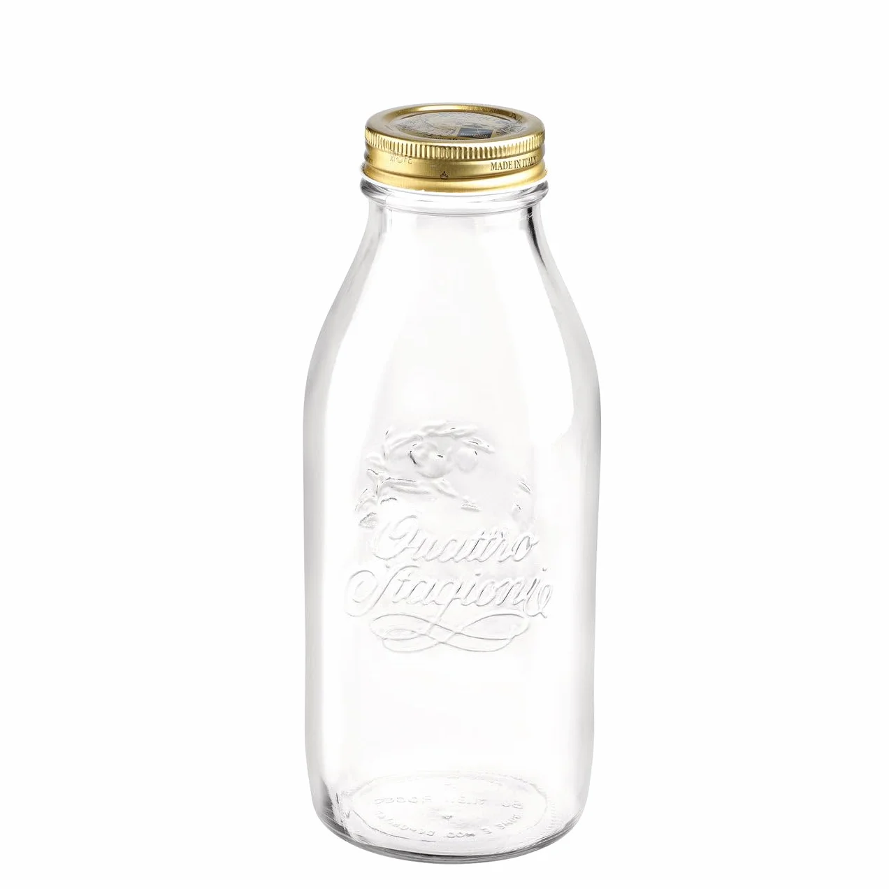 Bormioli Rocco Quattro Stagioni Szklana Butelka, Przezroczysty, 1 l