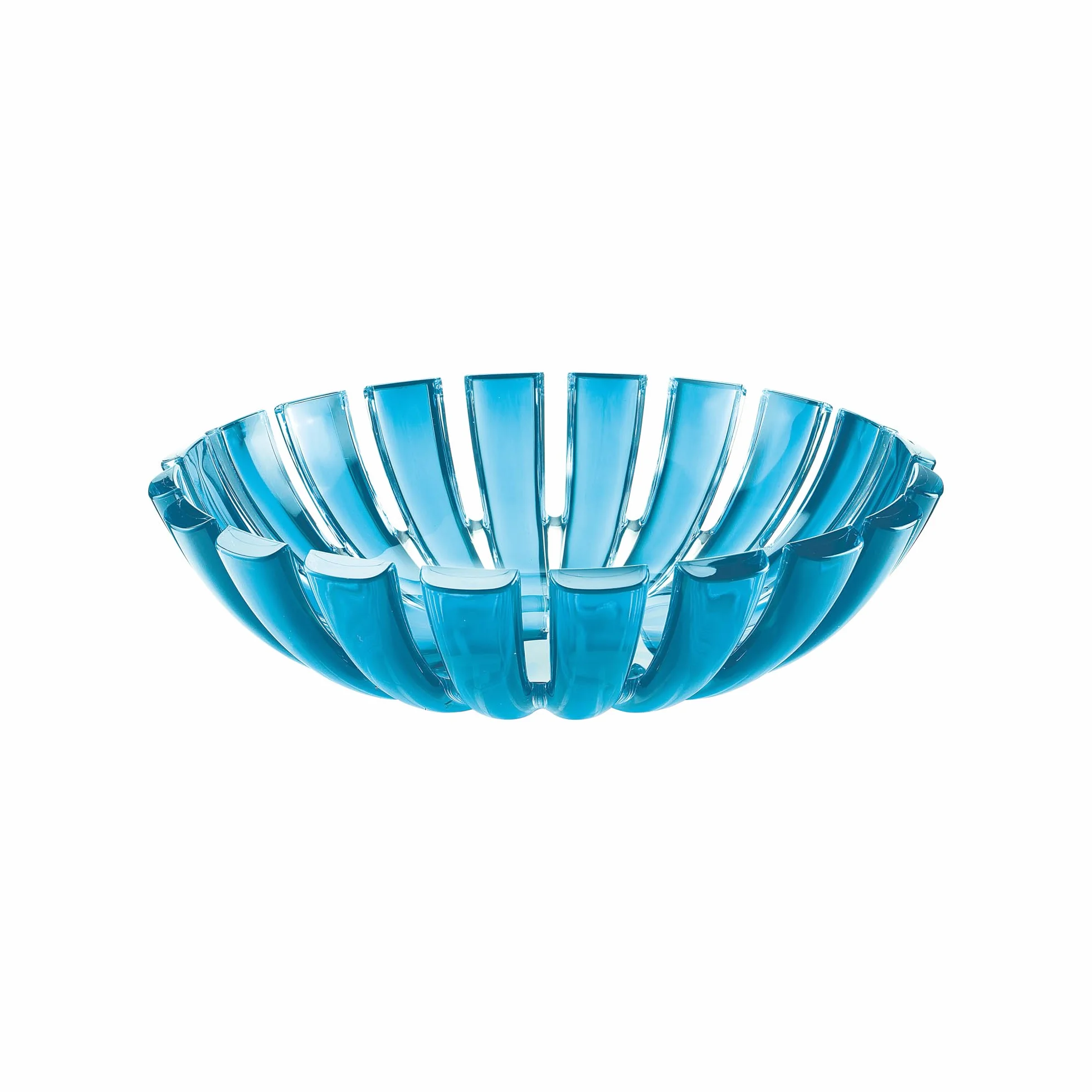 Guzzini Dolcevita Okrągły 25cm Przezroczysty Niebieski Biologiczny Plastik Zmywarka