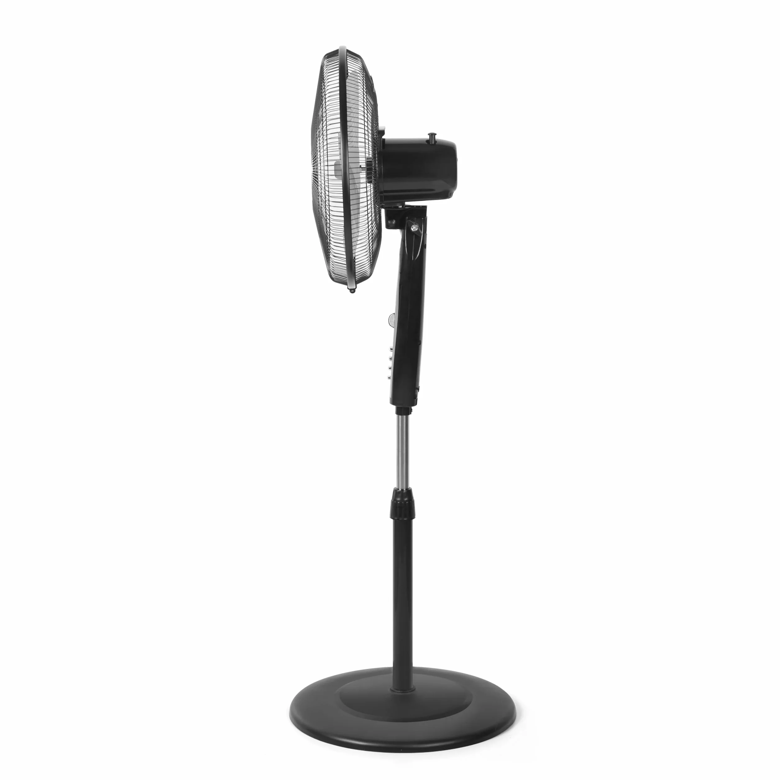 Orbegozo SF 3347 wentylator stojący, 3 poziomy prędkości, timer, 3 łopatki, z regulacją wysokości, 50 W, tworzywo sztuczne/metal
