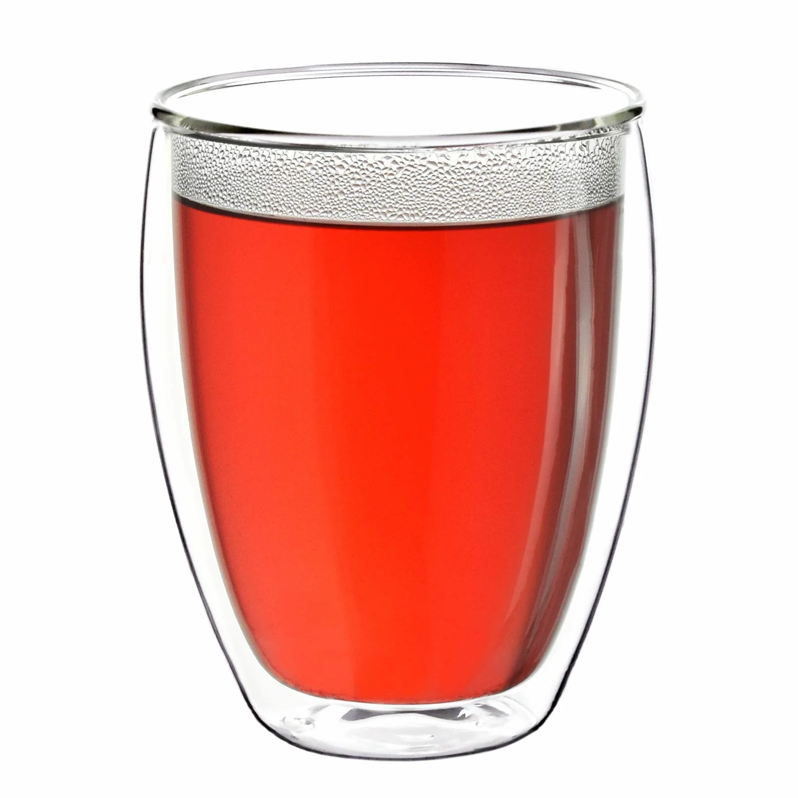 Creano Szklanki termiczne z podwójnymi ściankami, 250 ml, zestaw 12 sztuk, duże szklanki z podwójnymi ściankami, ze szkła borokrzemowego, szklanki do kawy, szklanki do herbaty, latte macchiato