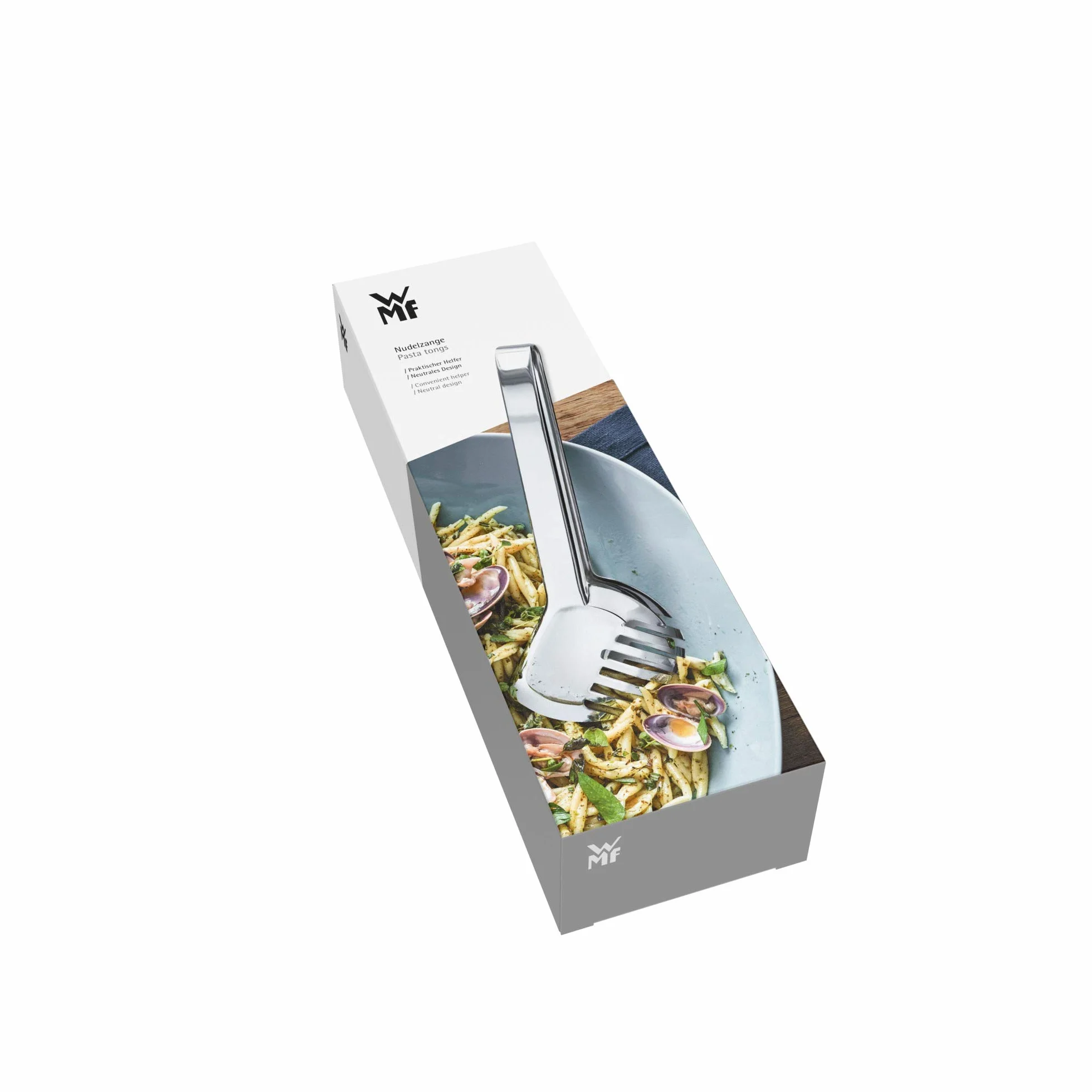 WMF Bistro Szczypce Do Makaronu 23 cm Polerowana Stal Nierdzewna Cromargan Srebrne