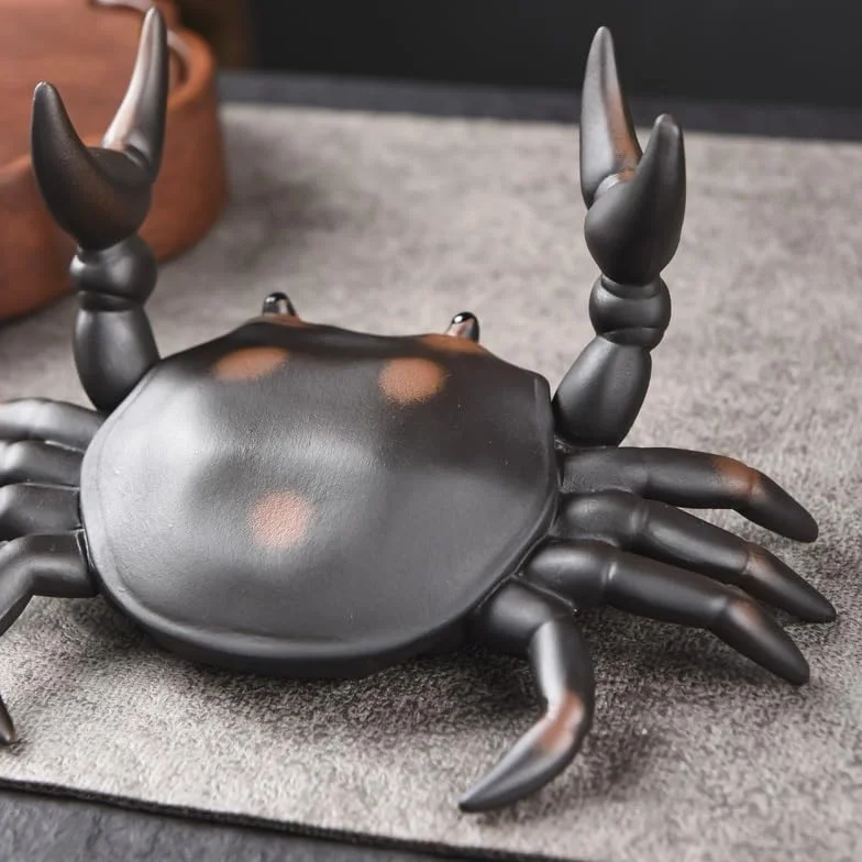 Herbata Zwierzęta Ceramiczne Fioletowy Piasek Kung Fu Zestaw Herbaty Kreatywna Herbata Ozdoby dla Zwierząt Krab Herbata Zabawa Stół Zwierzę Fortuna Figurki