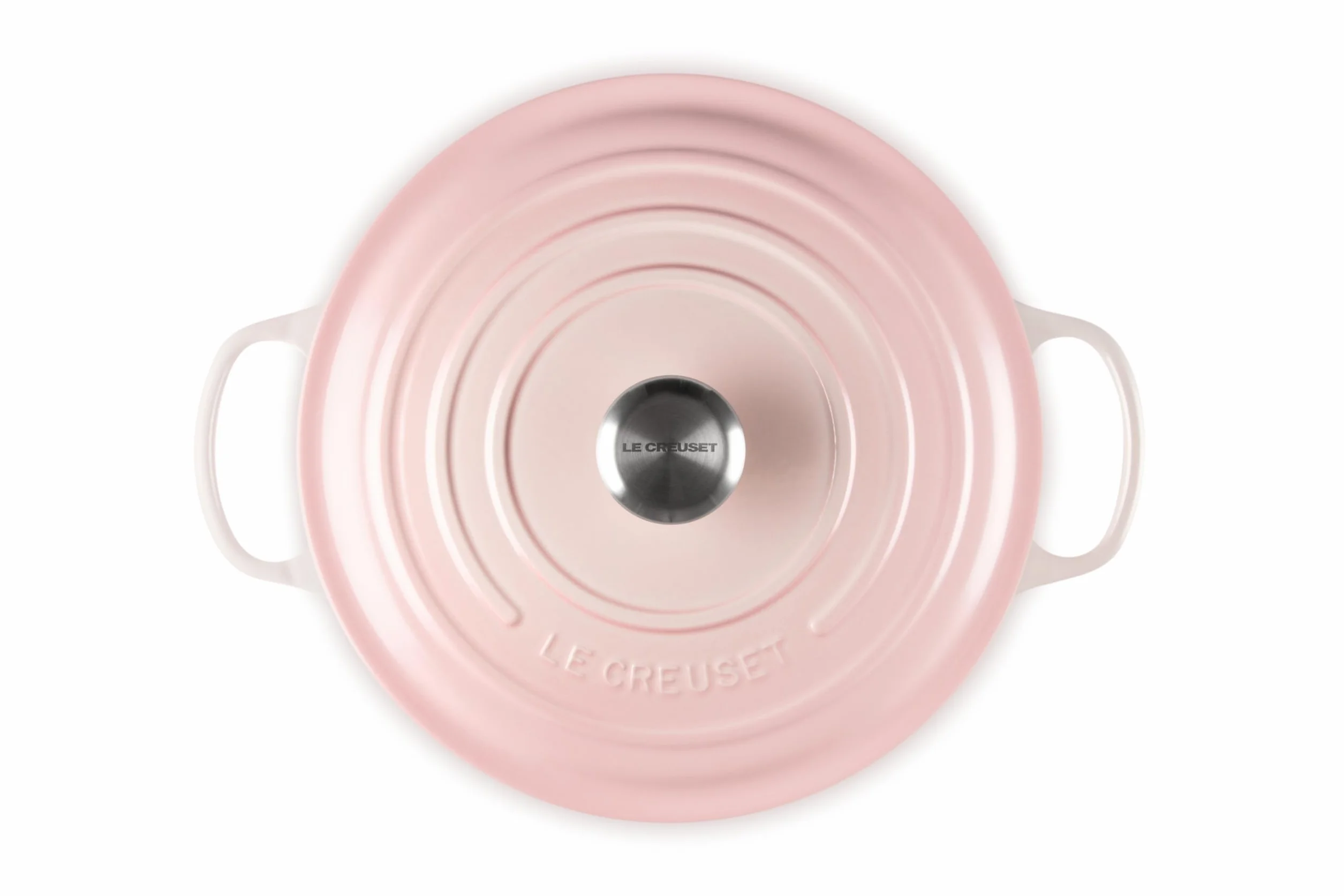 Le Creuset Signature 21177287774430 żeliwne naczynie do pieczenia z pokrywką, okrągłe, nadaje się do wszystkich rodzajów kuchenek i płyt indukcyjnych, pojemność: 6,7 l, 6,125 kg, Shell Pink,
