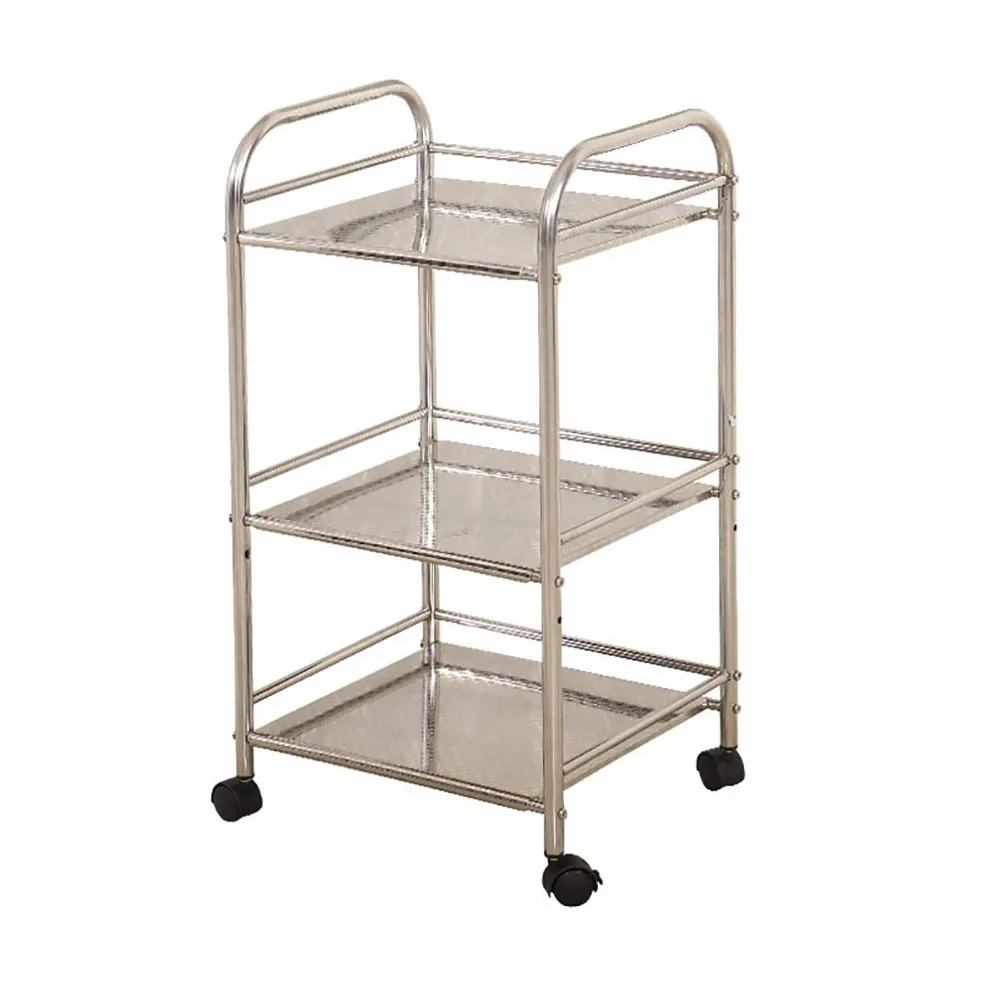 Wózki Do Przechowywania Ręczne, Ruchome Wózki Ruchome, 3 Tier Cart Rolling, Wózek Kosmetyczny Z Uniwersalnym Kołem Hamulcowym, Idealny Do Szpitala/Kliniki Dentystycznej, 80 Kg Pojemności/a/