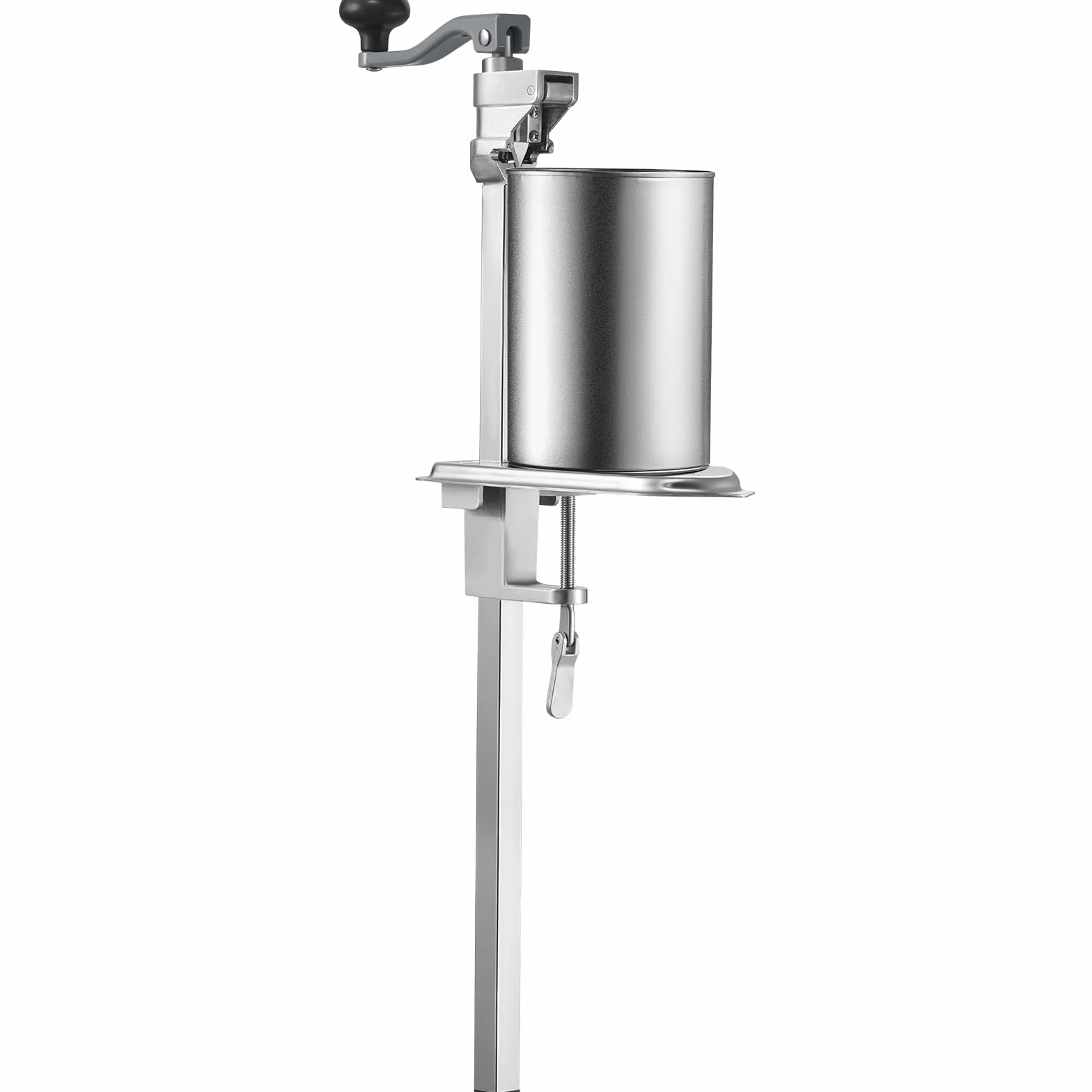 VEVOR Profesjonalny ręczny otwieracz do puszek do puszek o wysokości do 40 cm 7 sztuk/min otwieracz do puszek ze stali nierdzewnej regulacja 25 cm ergonomiczny uchwyt łatwe otwieranie bezpieczne