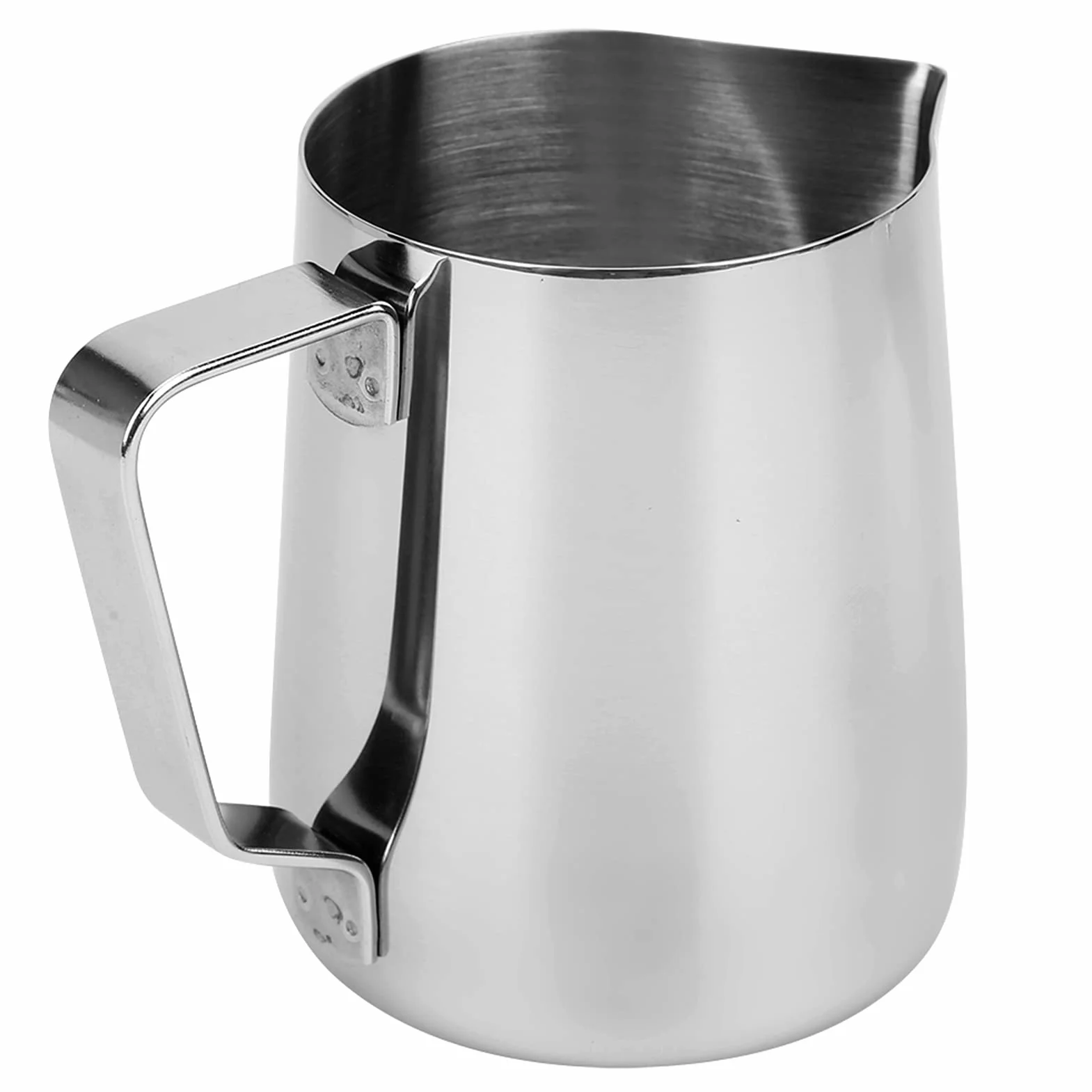 Zagęszczający Stalowe Mleko Frottler Pitcher Kawa Latte Jug Mub Mub Mub Kips do Domu do Domu i Picia Kawy w Domu Krzywa Wylej Wylanie Łatwe Oddzielenie Piana od L od L.