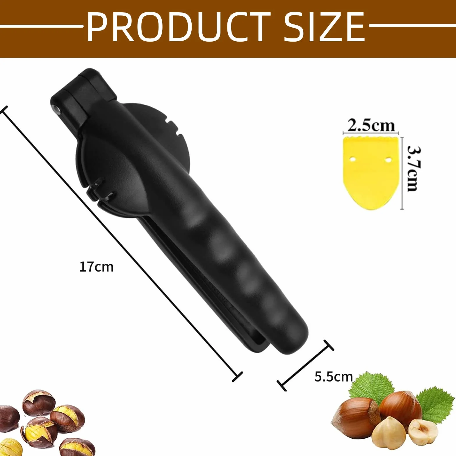 Szczypce do maronizer, klips do kasztanów, narzędzie do kasztanów, otwieracz do urządzeń kuchennych, orzechów włoskich, kasztanów, chleba i innych orzechów