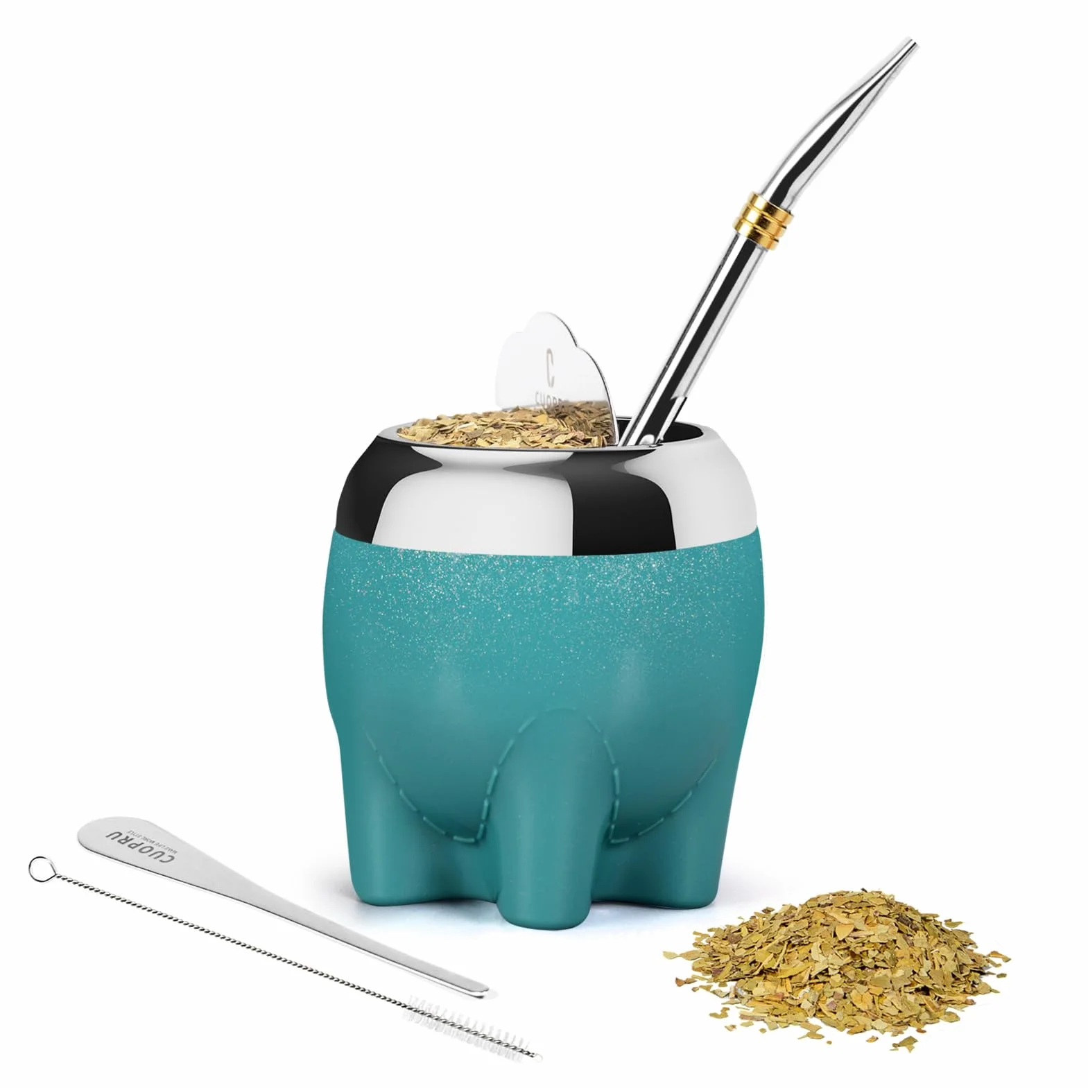 Yerba Mate Zestaw kubków 5 w 1 153 ml stal nierdzewna