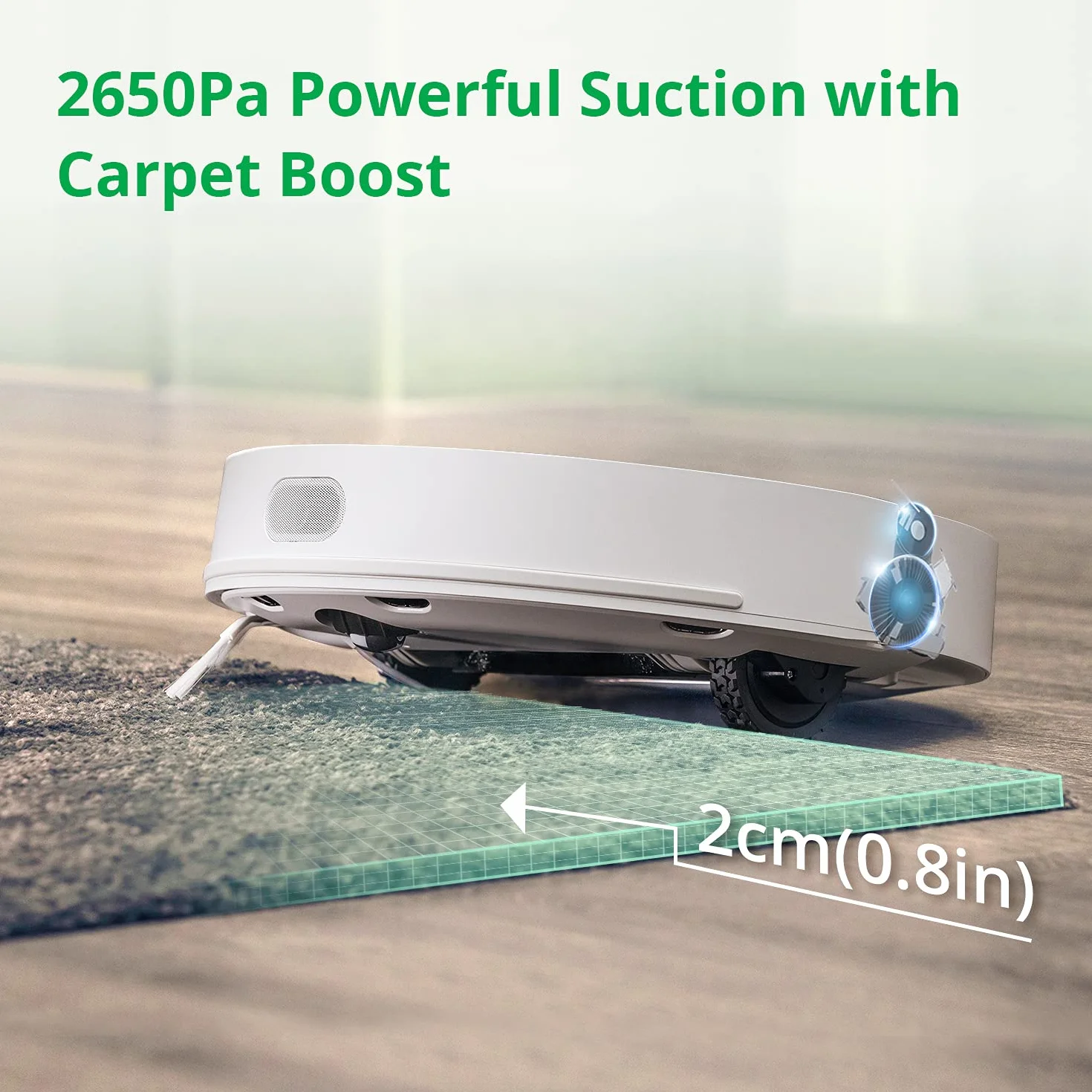 360 S9 robot odkurzający z funkcją wycierania, odkurzacz z inteligentną nawigacją, 2650 Pa, Wi-Fi, mapą przestrzeni, do sierści zwierząt, dywanów, podłóg, sterowanie aplikacją (kompatybilny z Alexa)