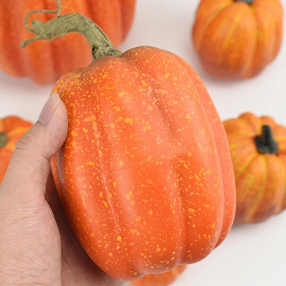 Sztuczne dynie piankowe 7 rozmiarów dekoracja jesienna Halloween Święto Dziękczynienia