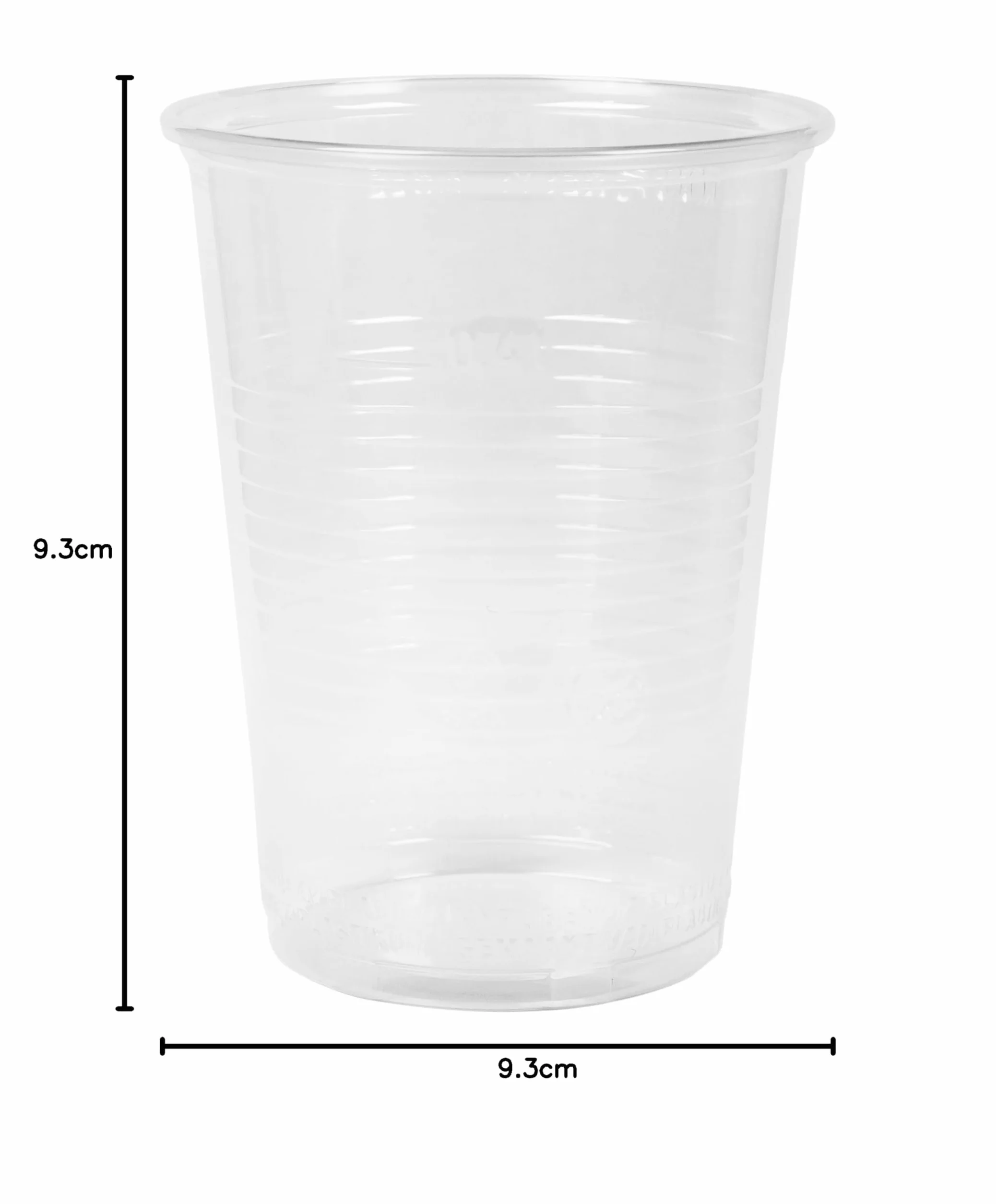 Heku 30440 Kubeczki Jednorazowe, Tworzywo Sztuczne, Bezbarwny, 0,4 l, 50 szt