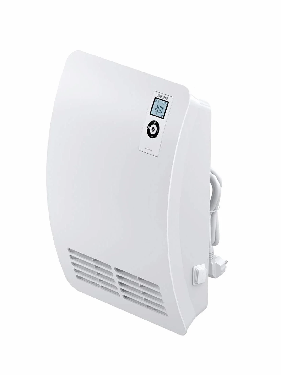 STIEBEL ELTRON Ogrzewacz szybkonagrzewający CK 20 Premium, 2 kW na około 25 m², atest VDE, wyświetlacz LCD, programator tygodniowy, Silent Mode, energooszczędny termowentylator, łazienka, 237835